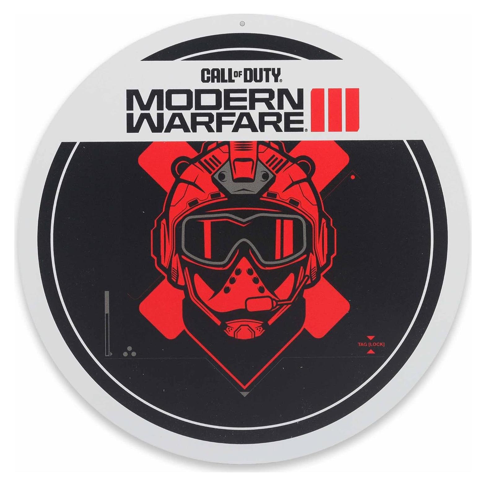 Letrero de Metal Redondo Call of Duty Modern Warfare 3 27.3cm