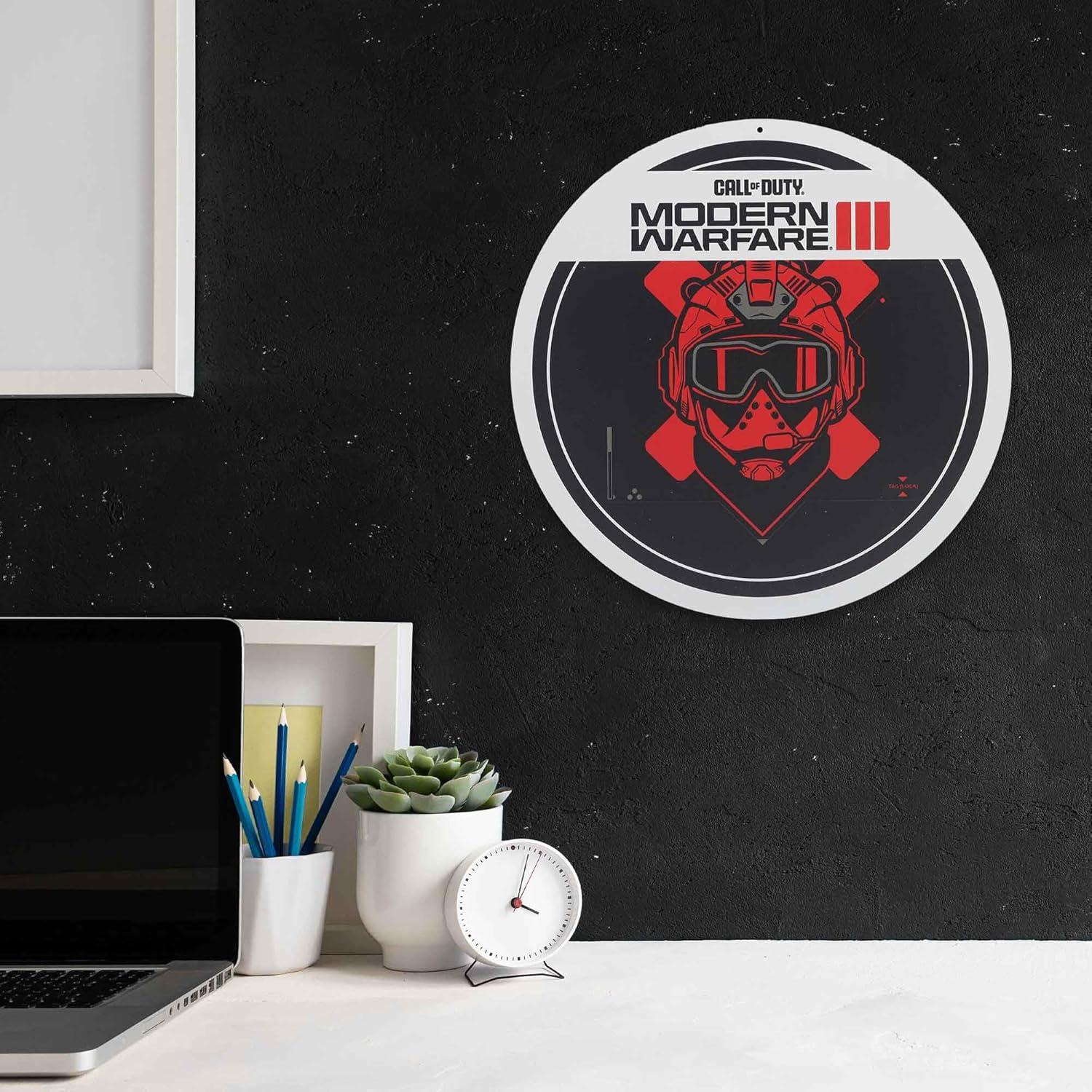 Letrero de Metal Redondo Call of Duty Modern Warfare 3 27.3cm