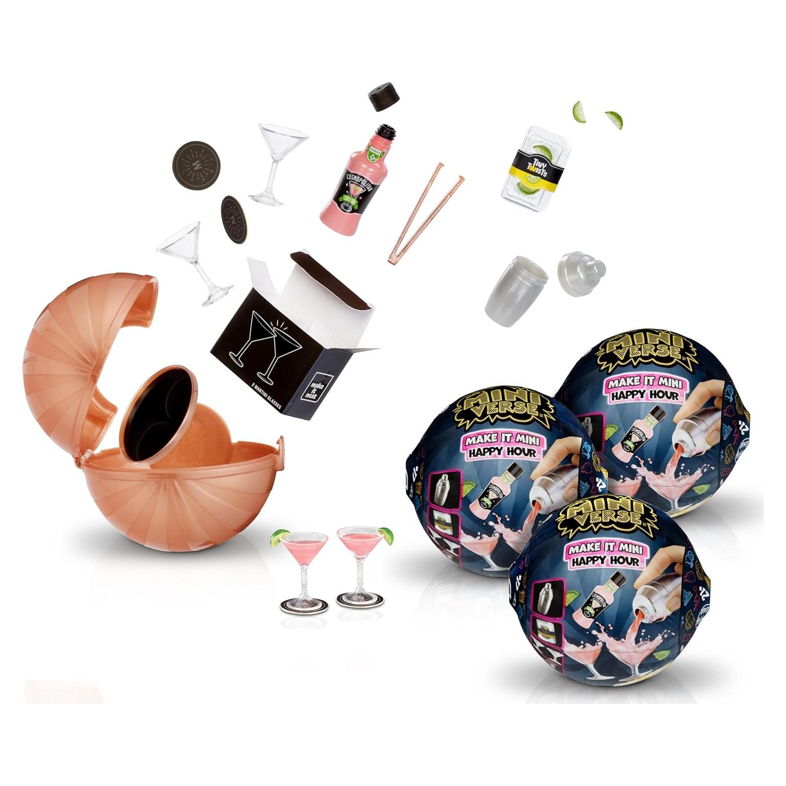 MGA Miniverse Hazlo Mini Hora Feliz - Paquete de 3 Coleccionables