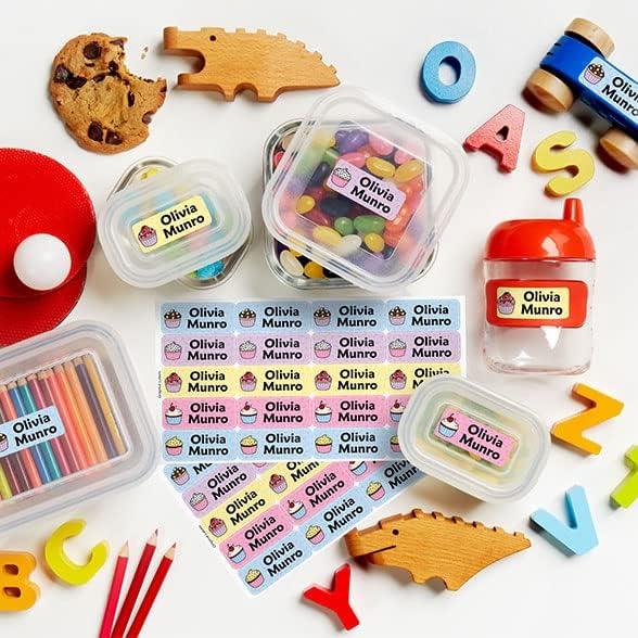 Etiquetas Personalizadas Oliver 40 Unidades 5x2cm Duraderas 90s