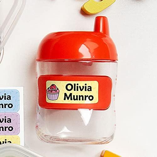 Etiquetas Personalizadas Oliver 40 Unidades 5x2cm Duraderas 90s