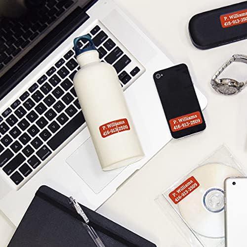 Etiquetas Personalizadas Oliver 40 Unidades 5x2cm Duraderas 90s