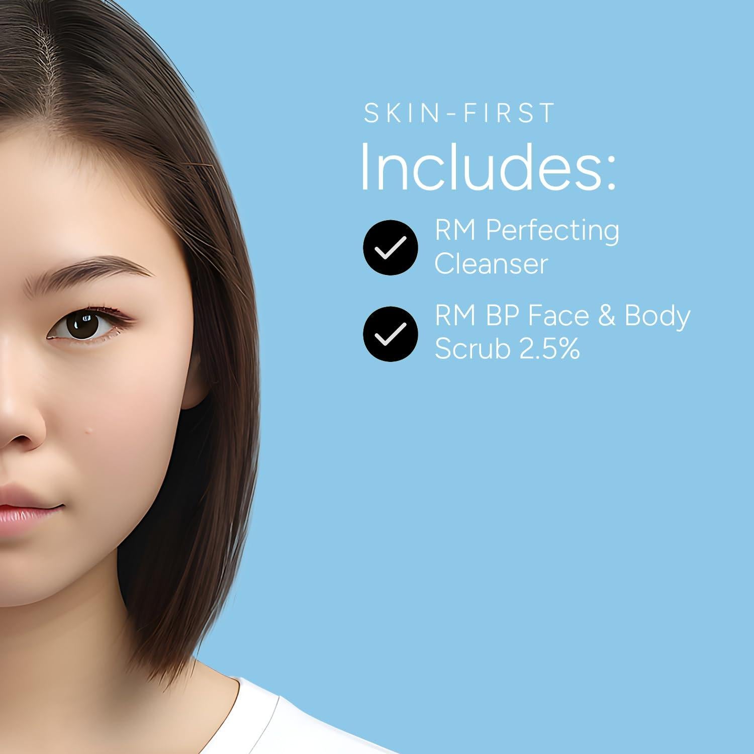 Conjunto de Limpieza Rachel Moayer: Limpiador y Exfoliante 2 Pzas