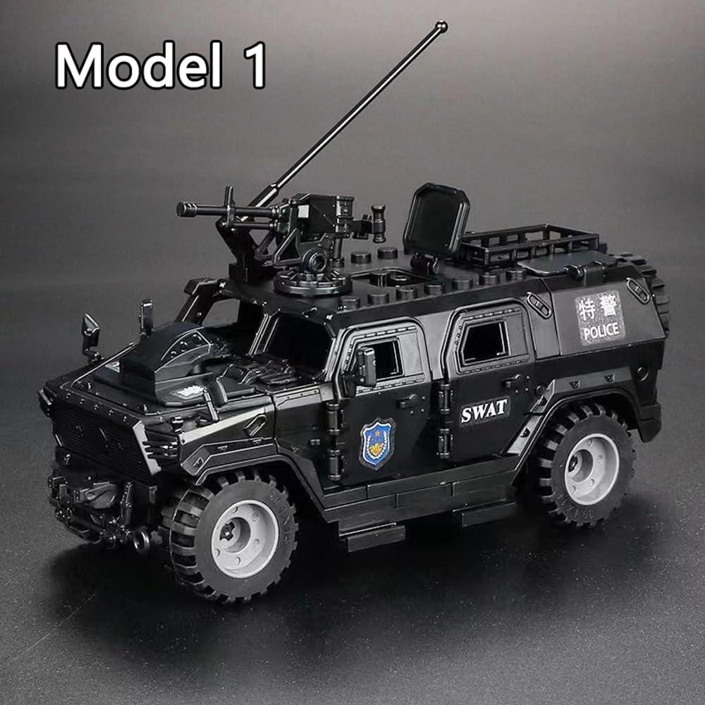 Bloques de Construcción Vehículos Militares Shantou 3 Modelos