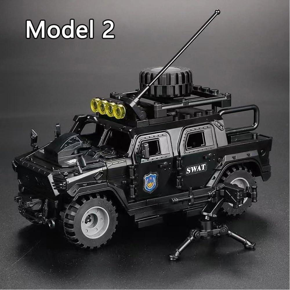 Bloques de Construcción Vehículos Militares Shantou 3 Modelos