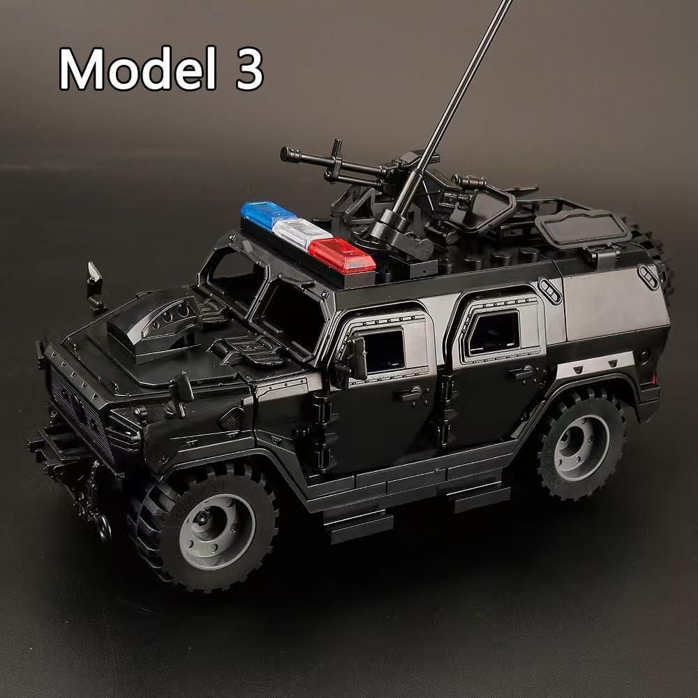 Bloques de Construcción Vehículos Militares Shantou 3 Modelos