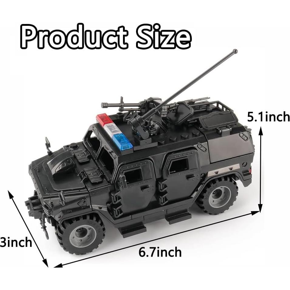 Bloques de Construcción Vehículos Militares Shantou 3 Modelos