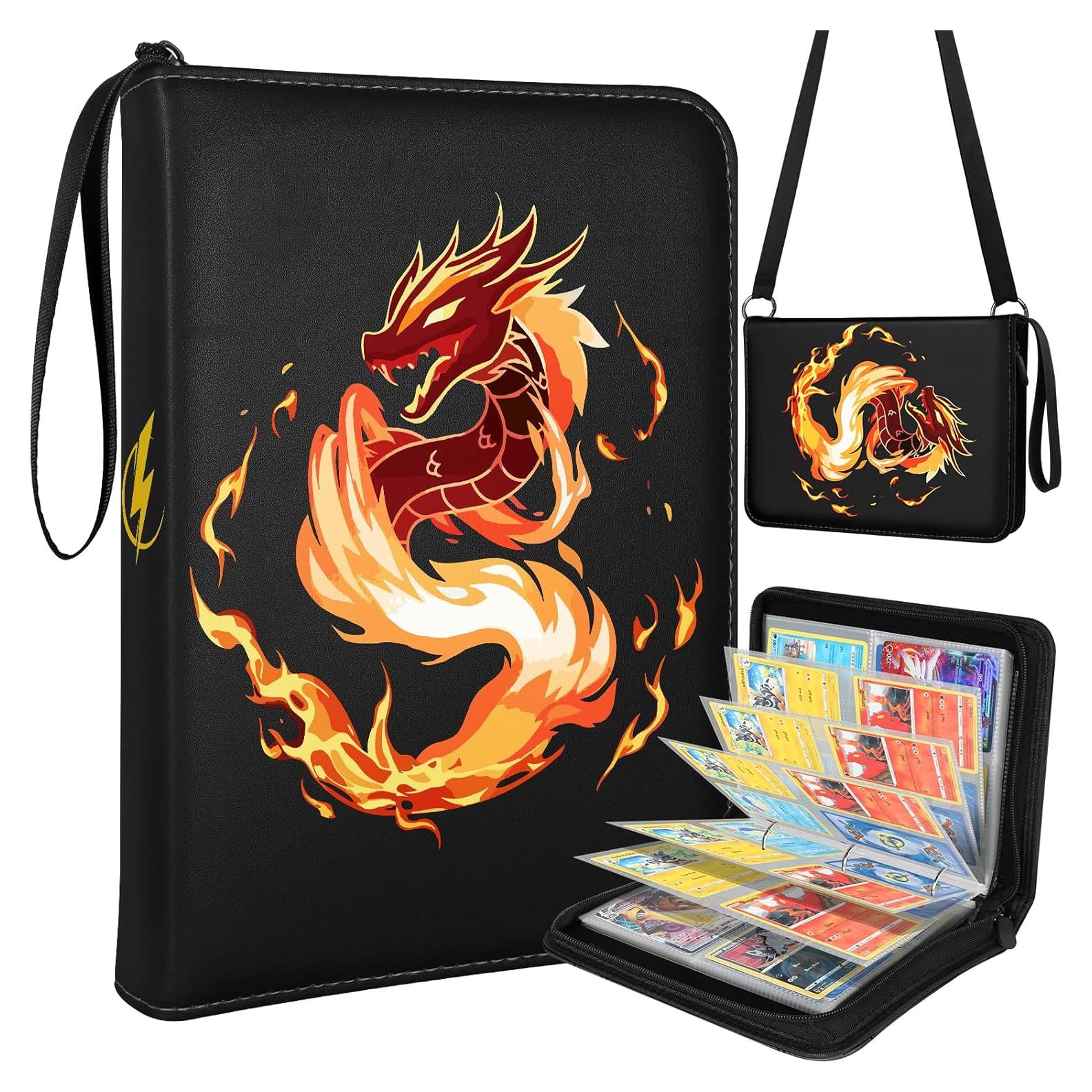 Carpeta de Tarjetas Lotadilo 440 Bolsillos Zorro Dragón