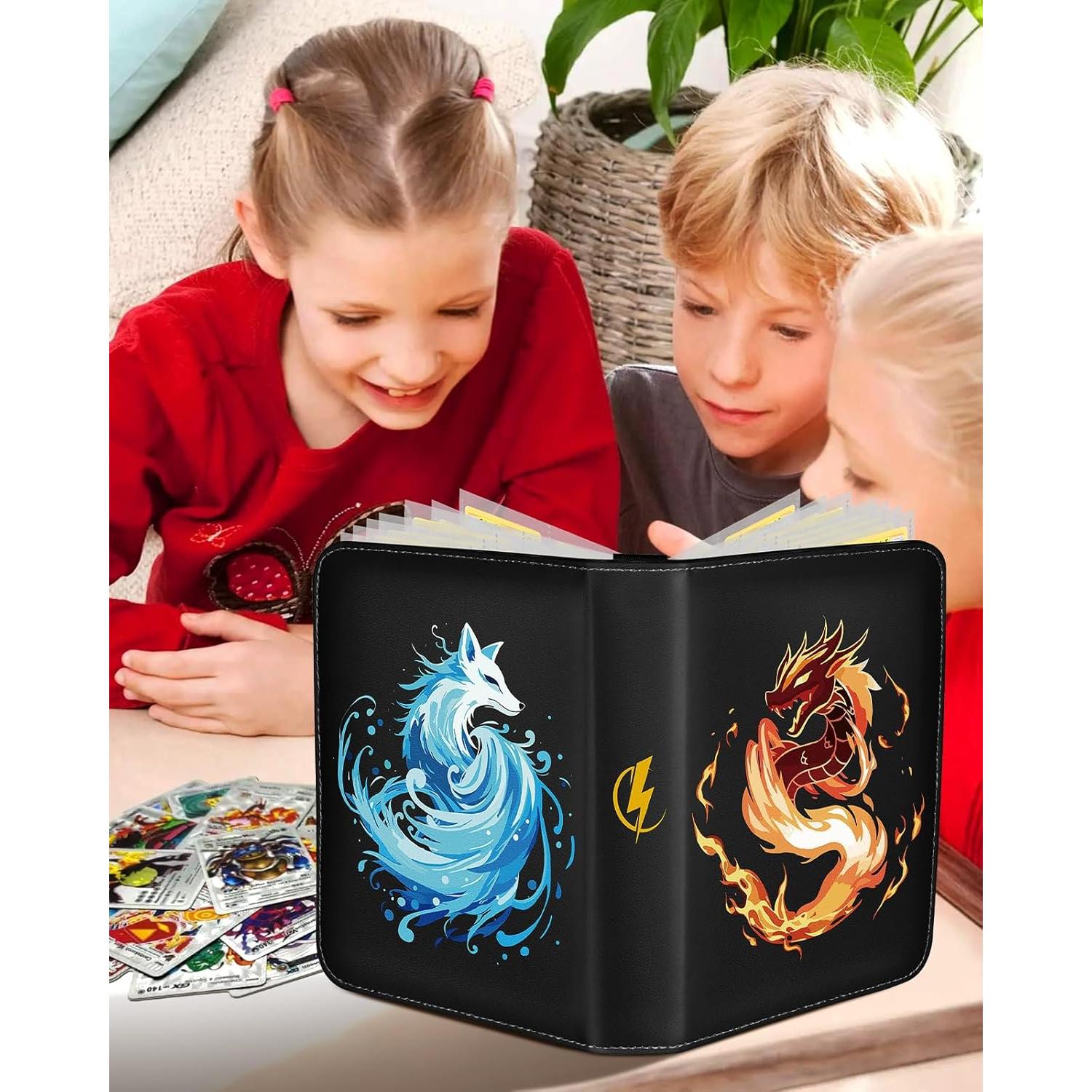 Carpeta de Tarjetas Lotadilo 440 Bolsillos Zorro Dragón