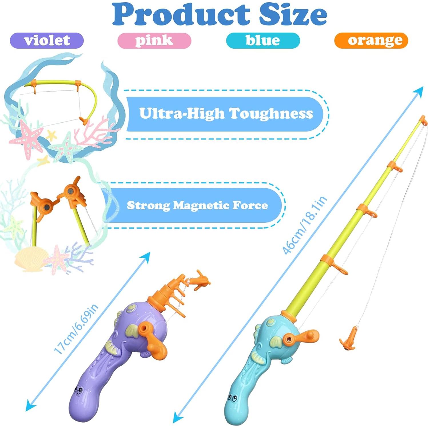 Juego de Pesca Magnético 6 Pcs Brillianceice para Niños