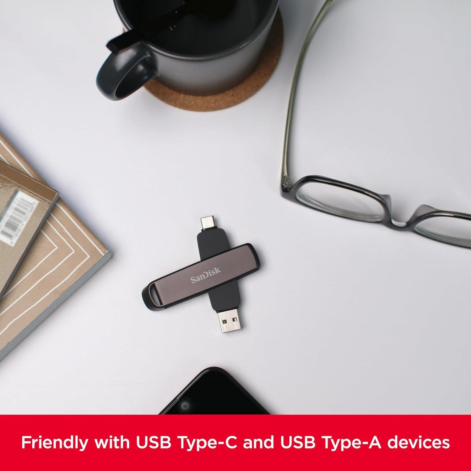 Unidad Flash SanDisk Extreme PRO 512GB USB Tipo-C y Tipo-A