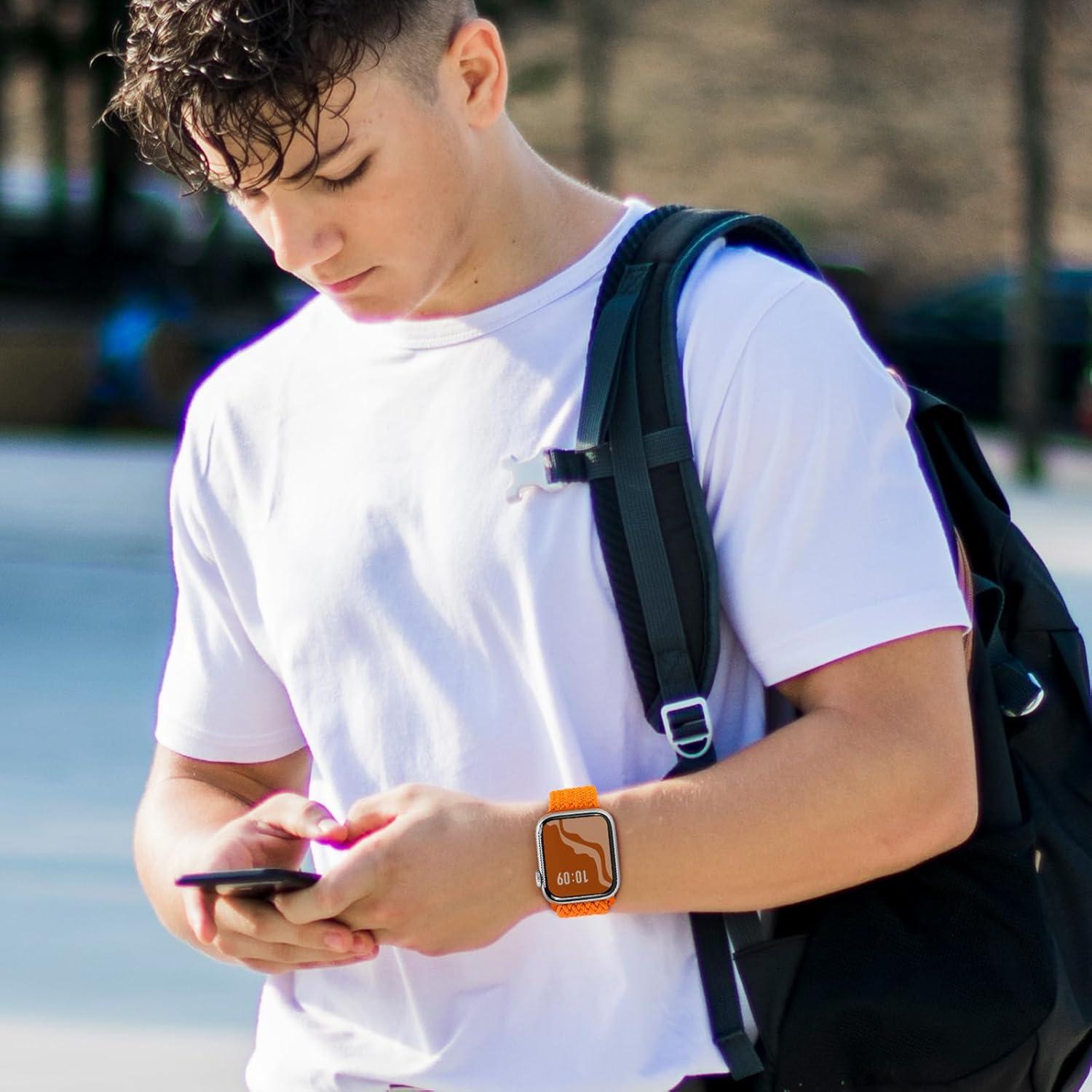 Correa Trenzada Elástica Suitisbest para Apple Watch 38-49mm