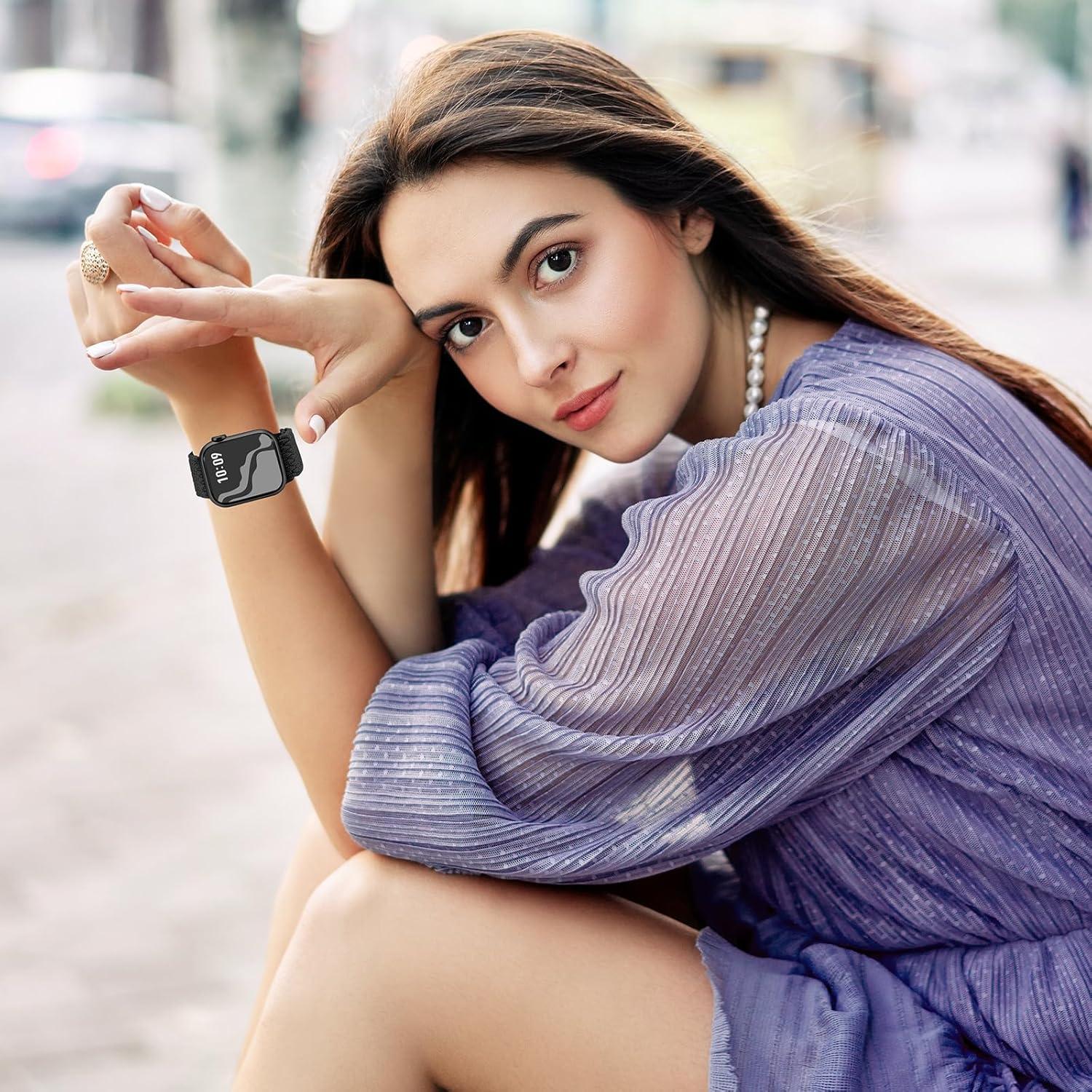 Correa Trenzada Elástica Suitisbest para Apple Watch 38-49mm