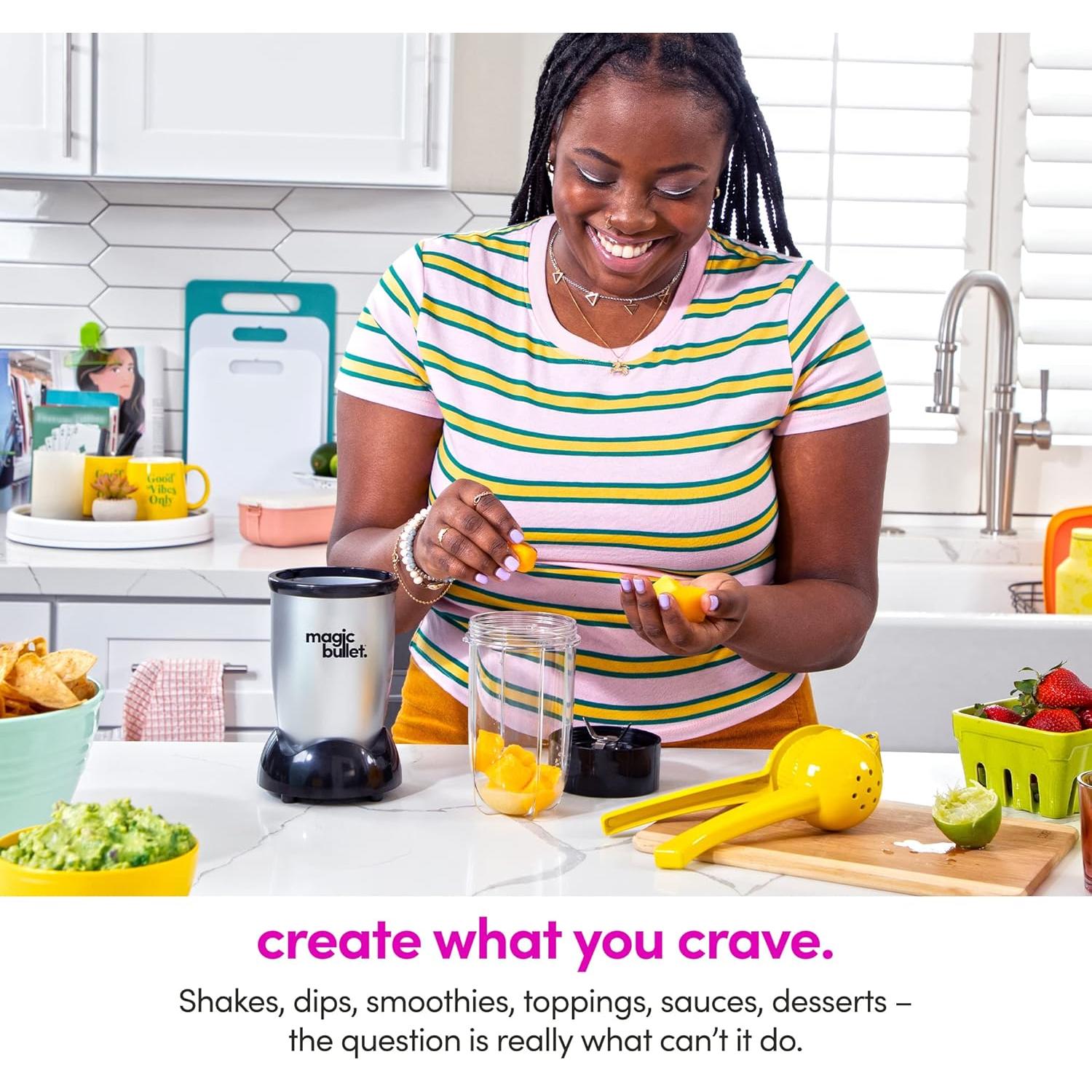 Licuadora Magic Bullet MBR-1101 11 Piezas Plata Compacta