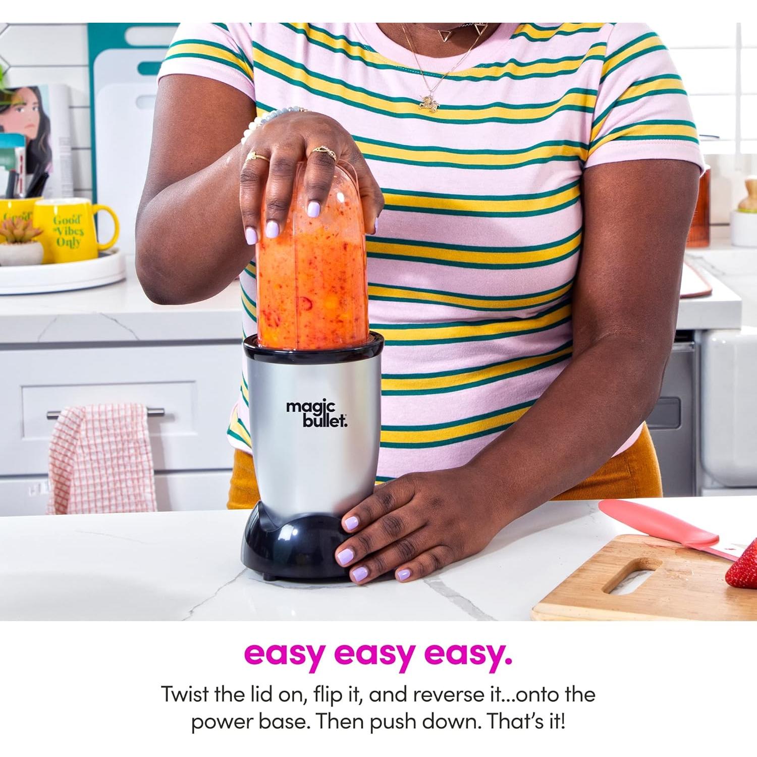 Licuadora Magic Bullet MBR-1101 11 Piezas Plata Compacta