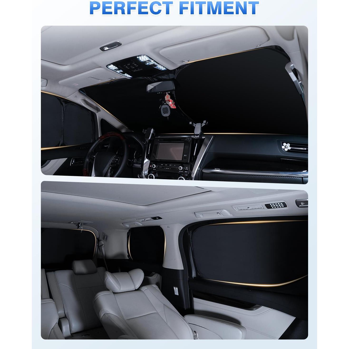 Sombrillas Canvcle para Tesla Model 3 2016-2026 7 Piezas