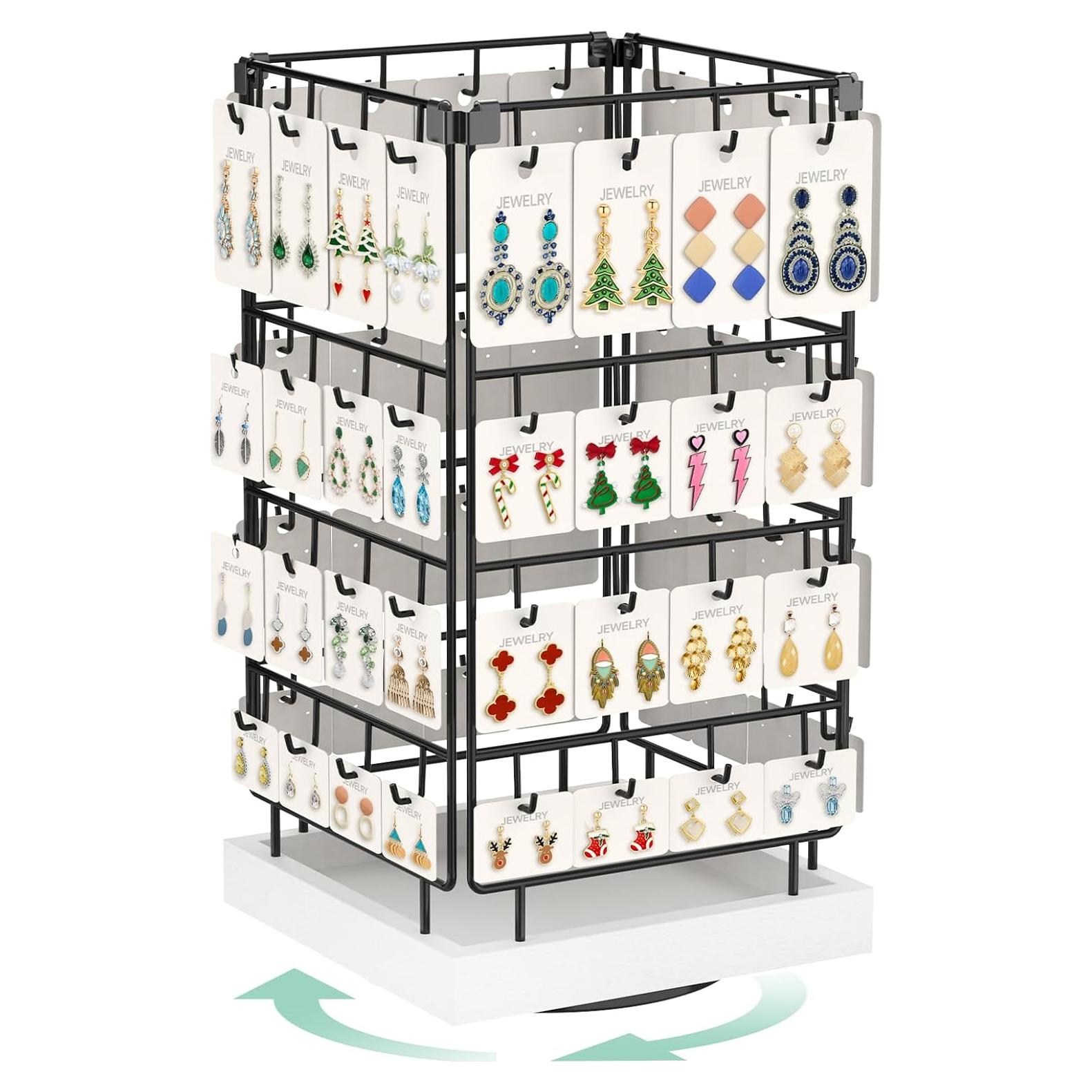 Soporte Rotatorio para Pendientes EsLuker.ly 64 Ganchos