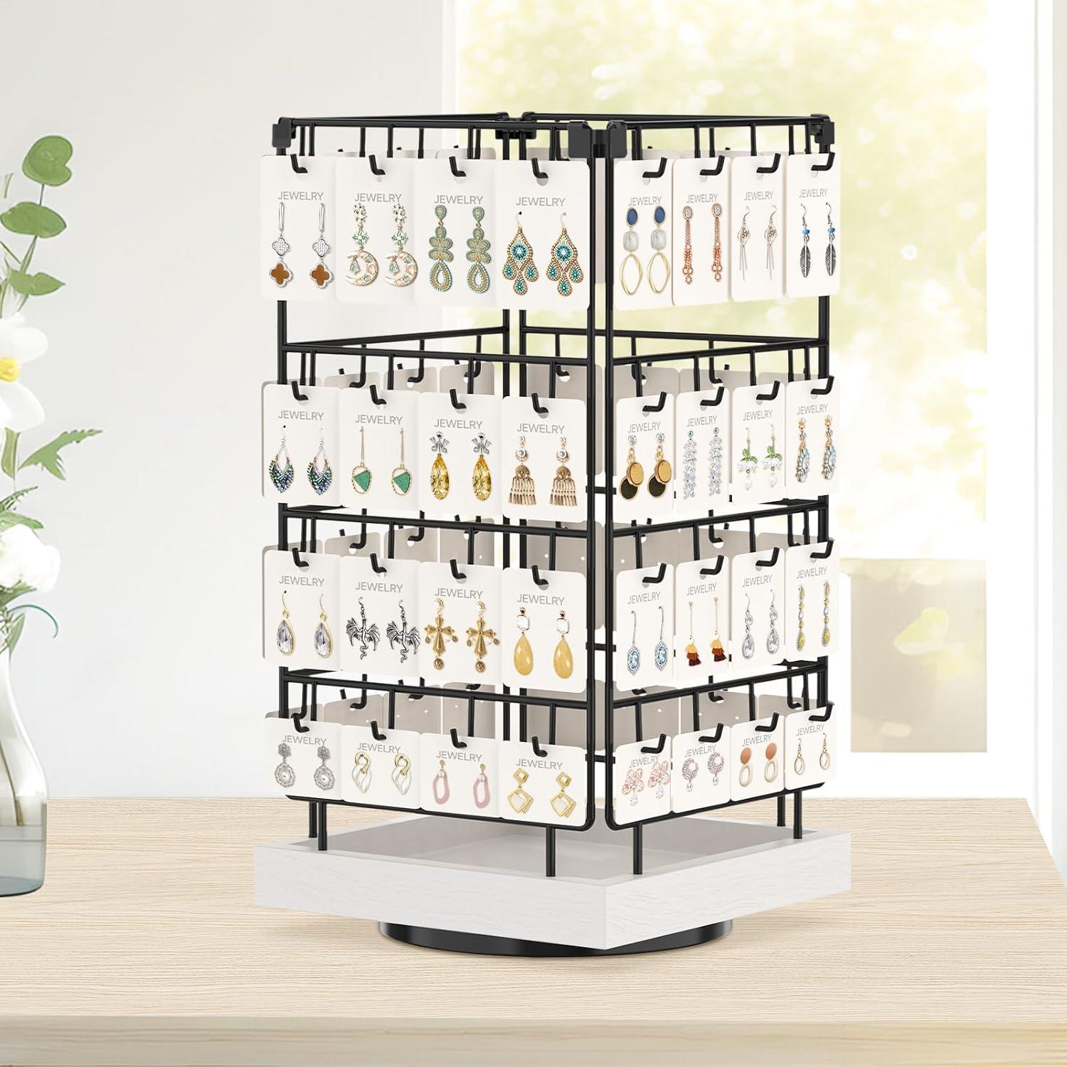 Soporte Rotatorio para Pendientes EsLuker.ly 64 Ganchos