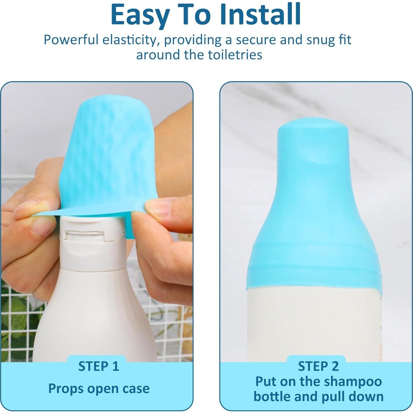 Paquete de 10 Fundas de Silicona para Botellas de Viaje FOROUME