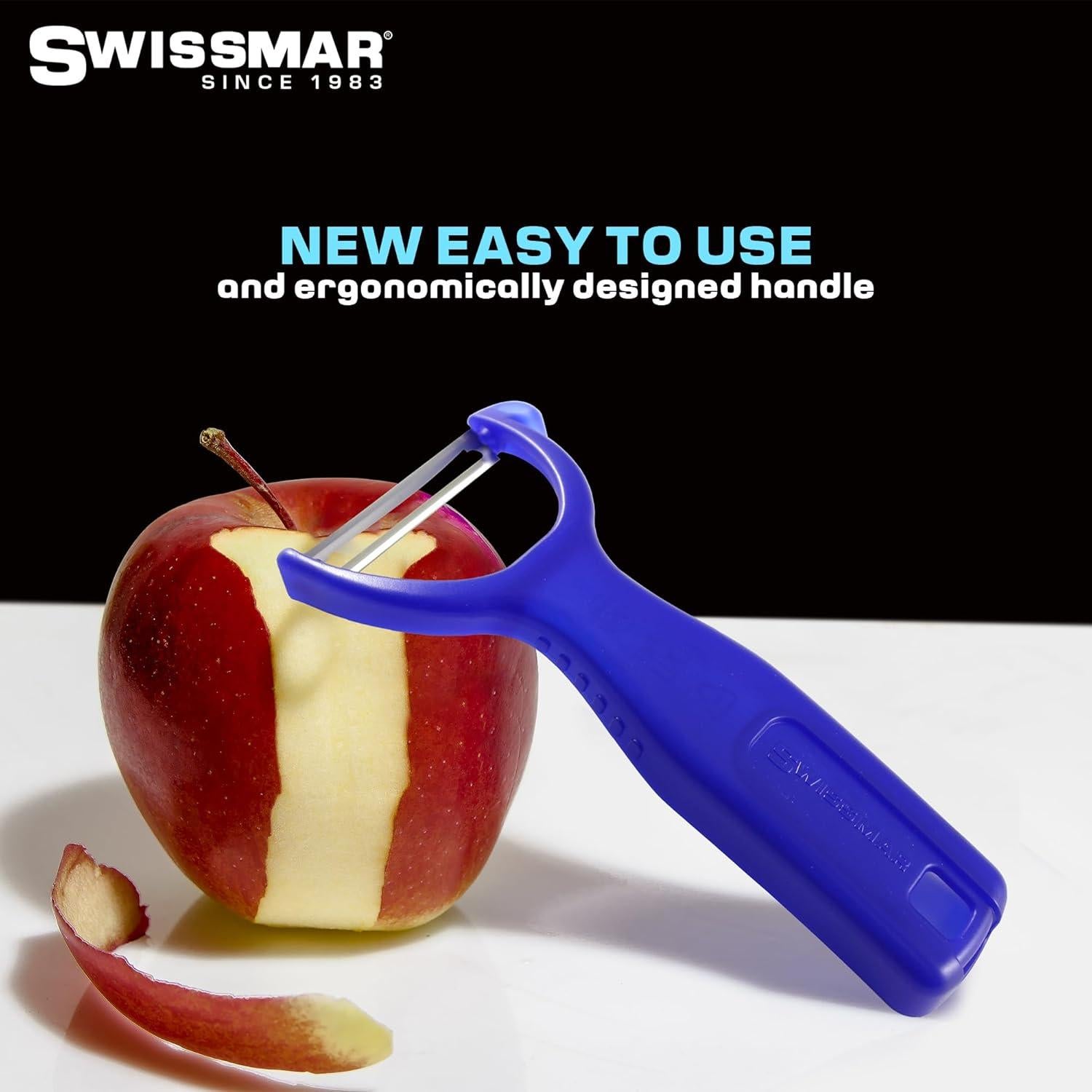 Pelador Y Swissmar Azul con Cuchilla de Acero Inoxidable