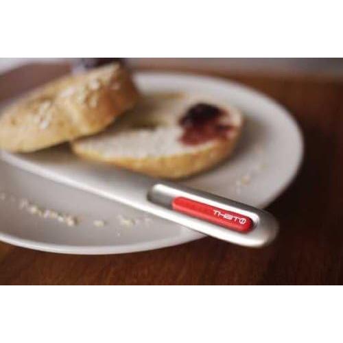 Cuchillo para Mantequilla ESE INVENTOS Negro 17.6 cm Serrado