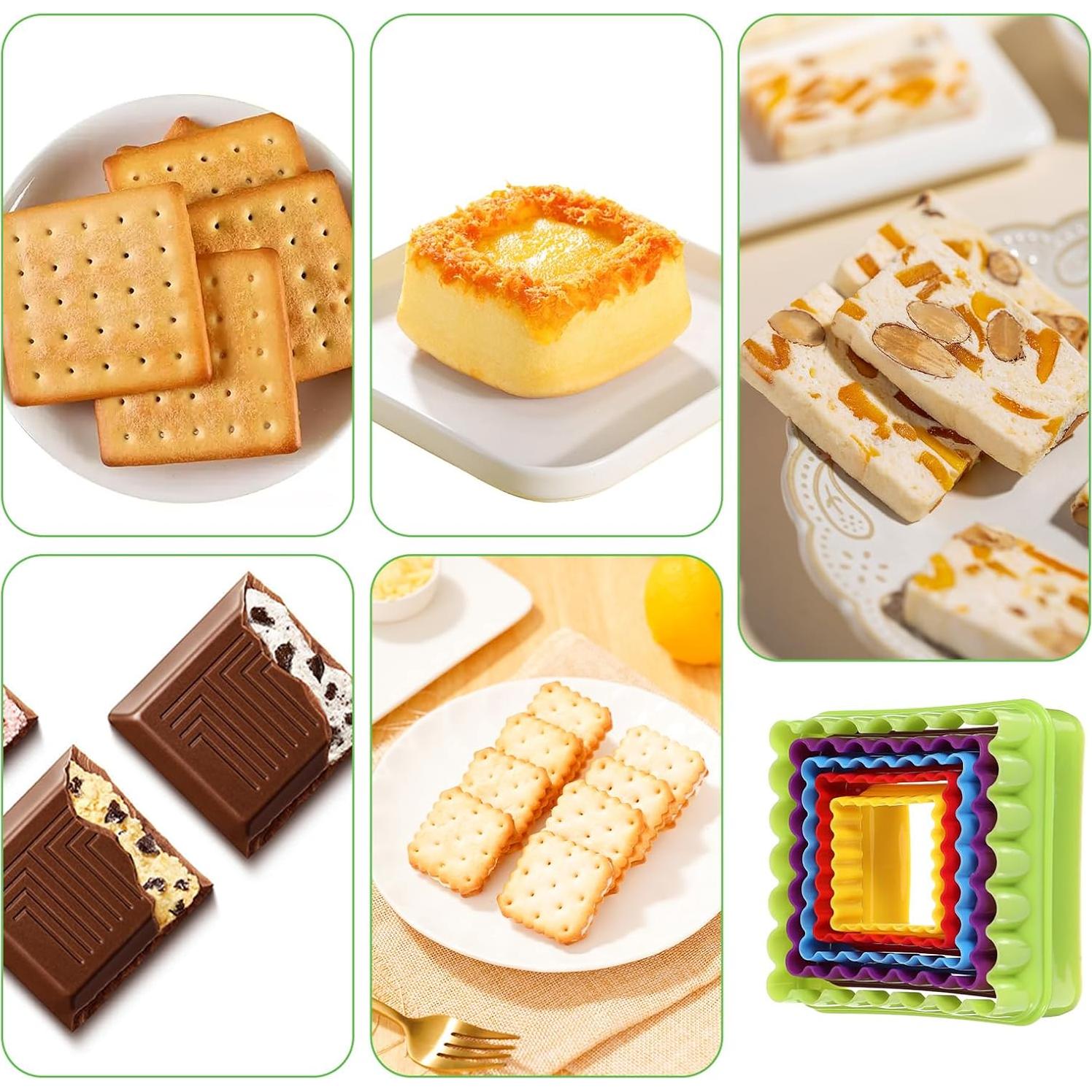 Juego de 11 Cortadores de Galletas de Plástico Apausvcm