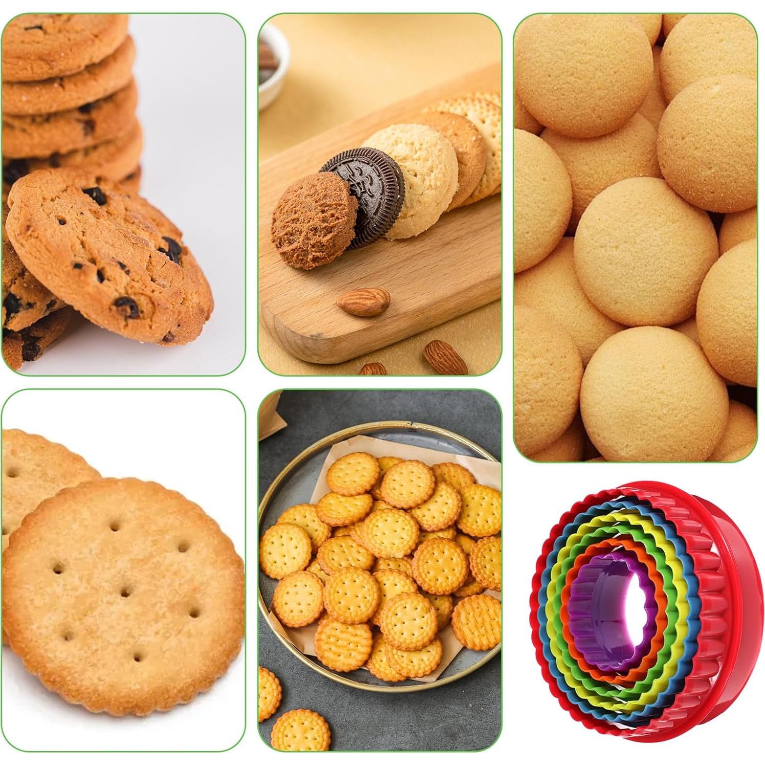 Juego de 11 Cortadores de Galletas de Plástico Apausvcm