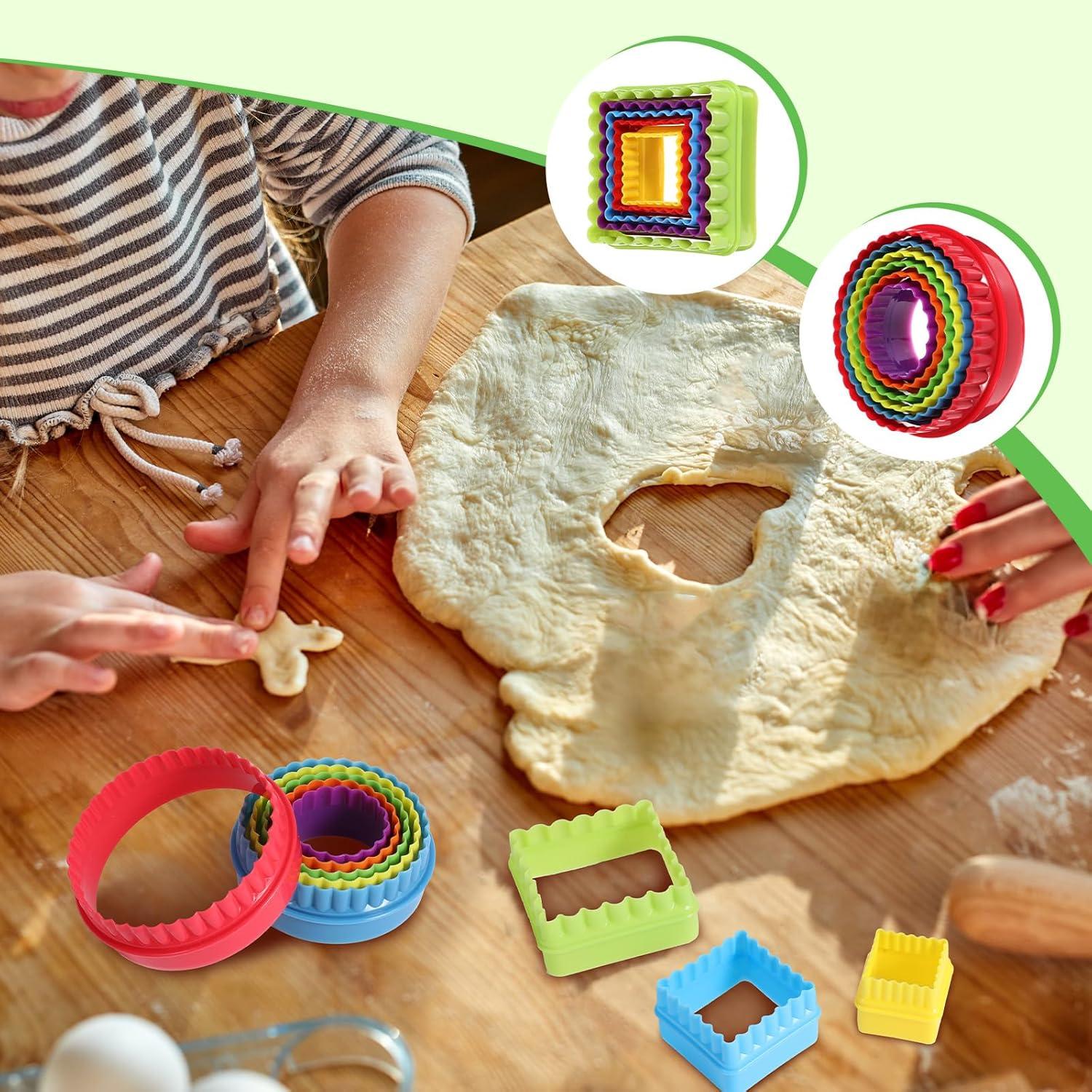 Juego de 11 Cortadores de Galletas de Plástico Apausvcm