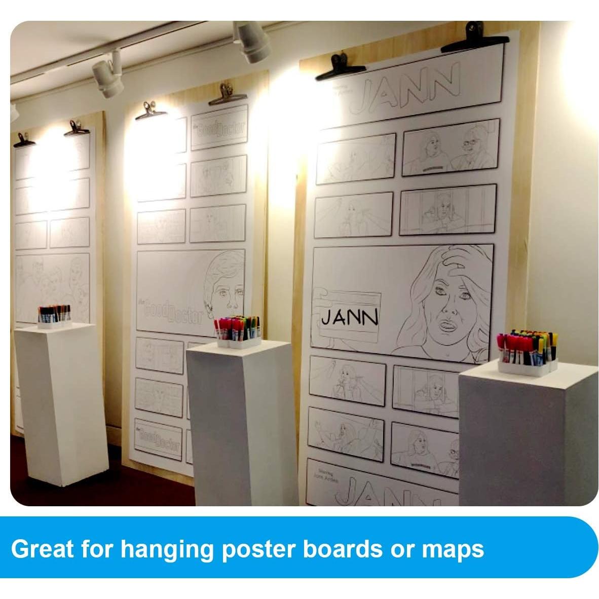 Clips Bulldog Extra Grande Coideal 30 cm Acero Inoxidable 2 Pcs