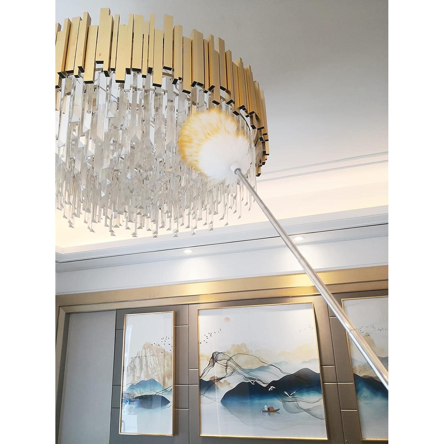 Duster de lana de cordero MKUN con mango extensible 114.3 cm