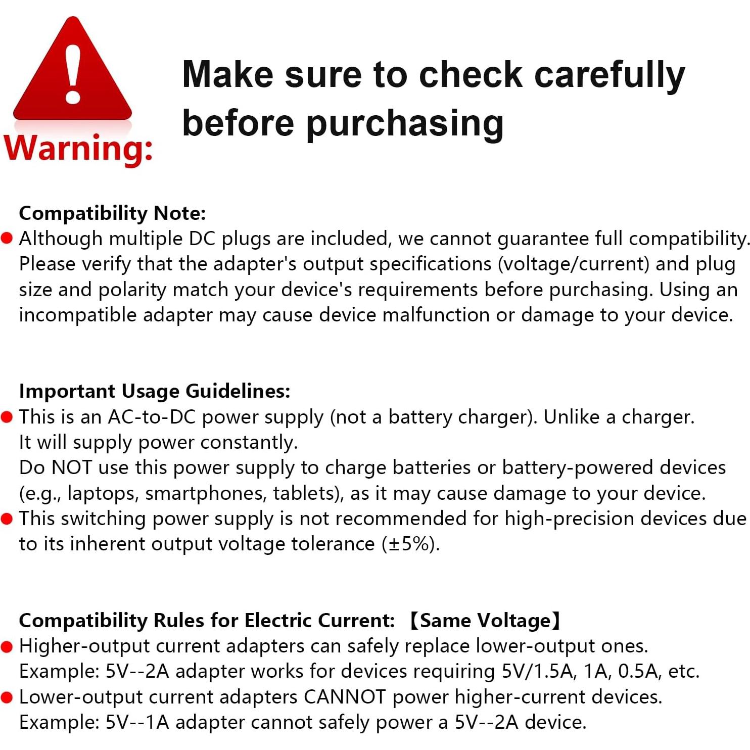 Cargador de pared 5V 1A TRYTHINK con 9 enchufes intercambiables