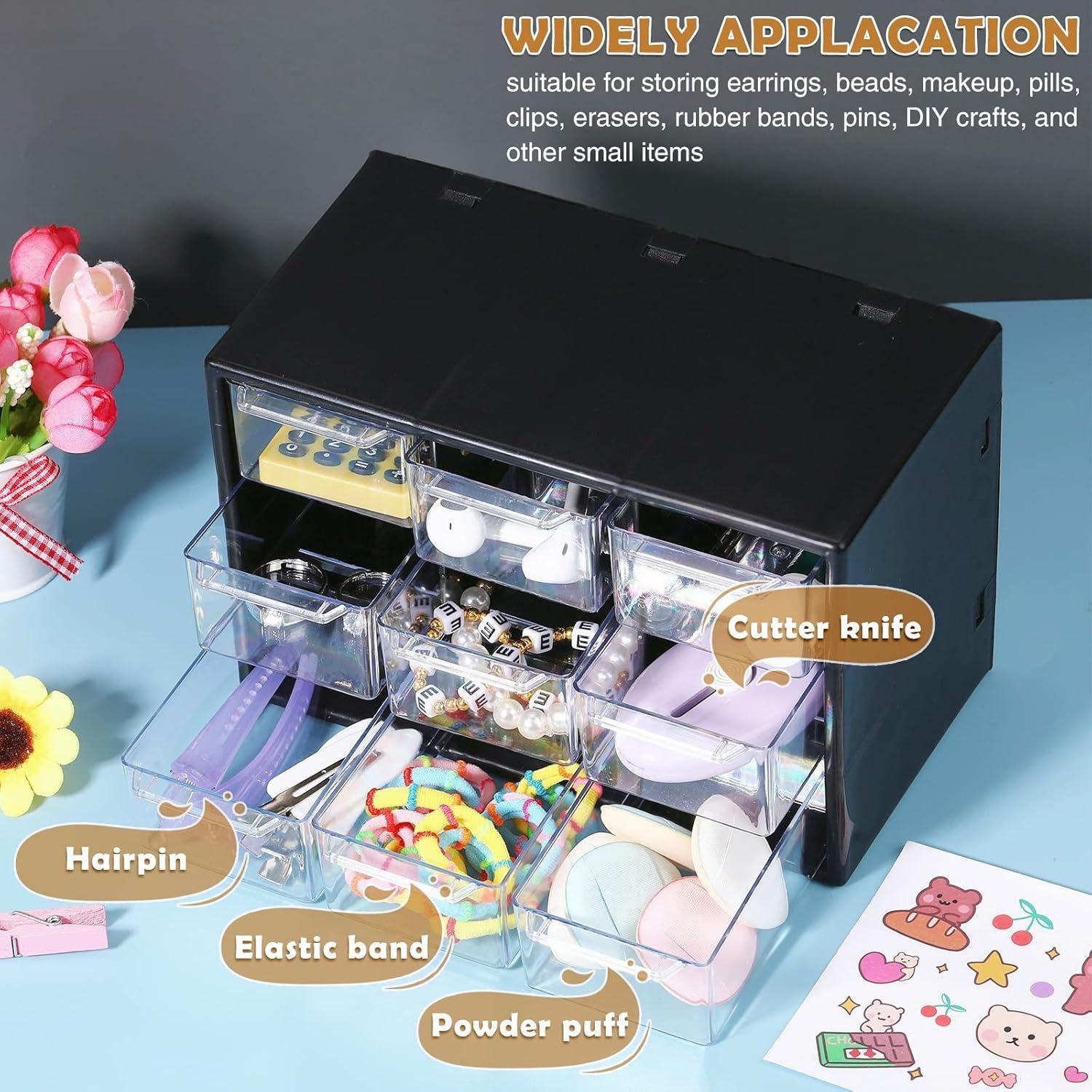 Organizador de Cajones Rtteri 9 Piezas Plástico Negro