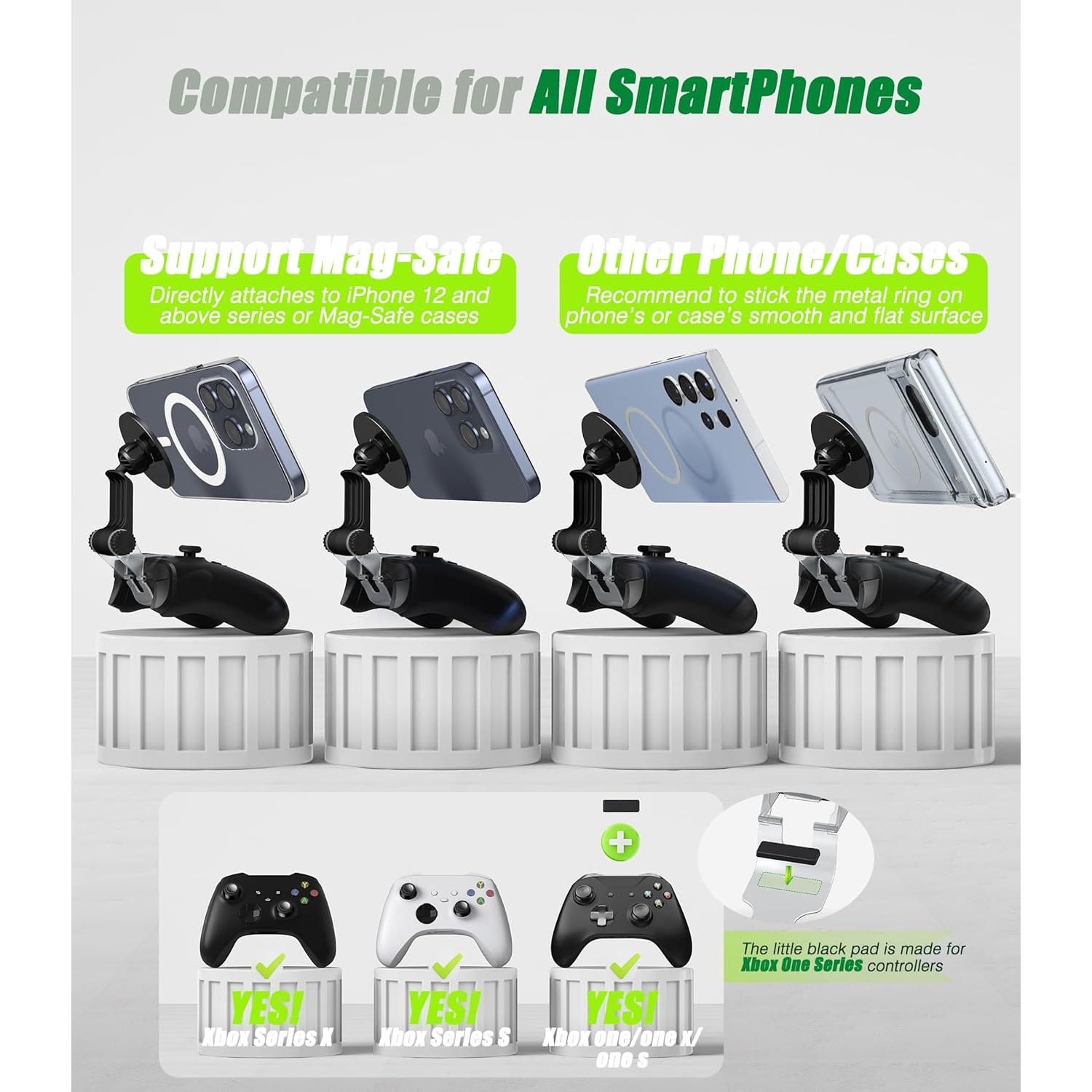 Soporte Magnético para Controlador Xbox Genérico Negro