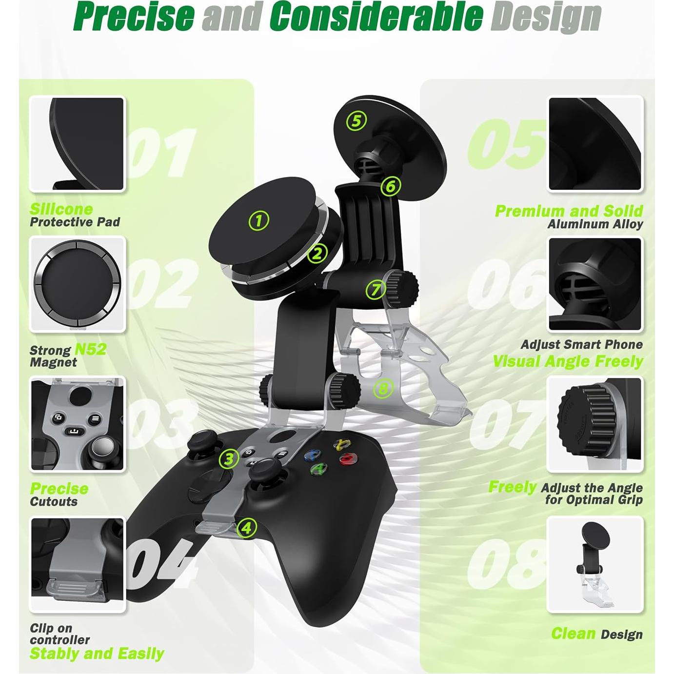 Soporte Magnético para Controlador Xbox Genérico Negro