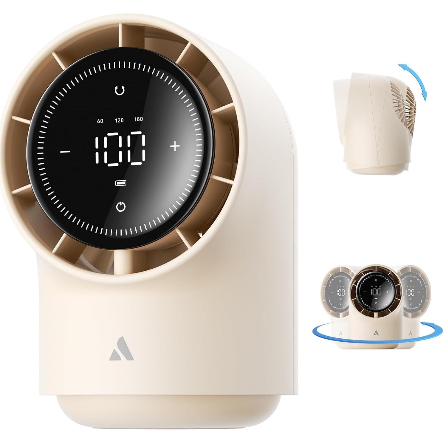 Ventilador de Mesa Aecooly TB01 Silencioso 100 Velocidades 8000mAh