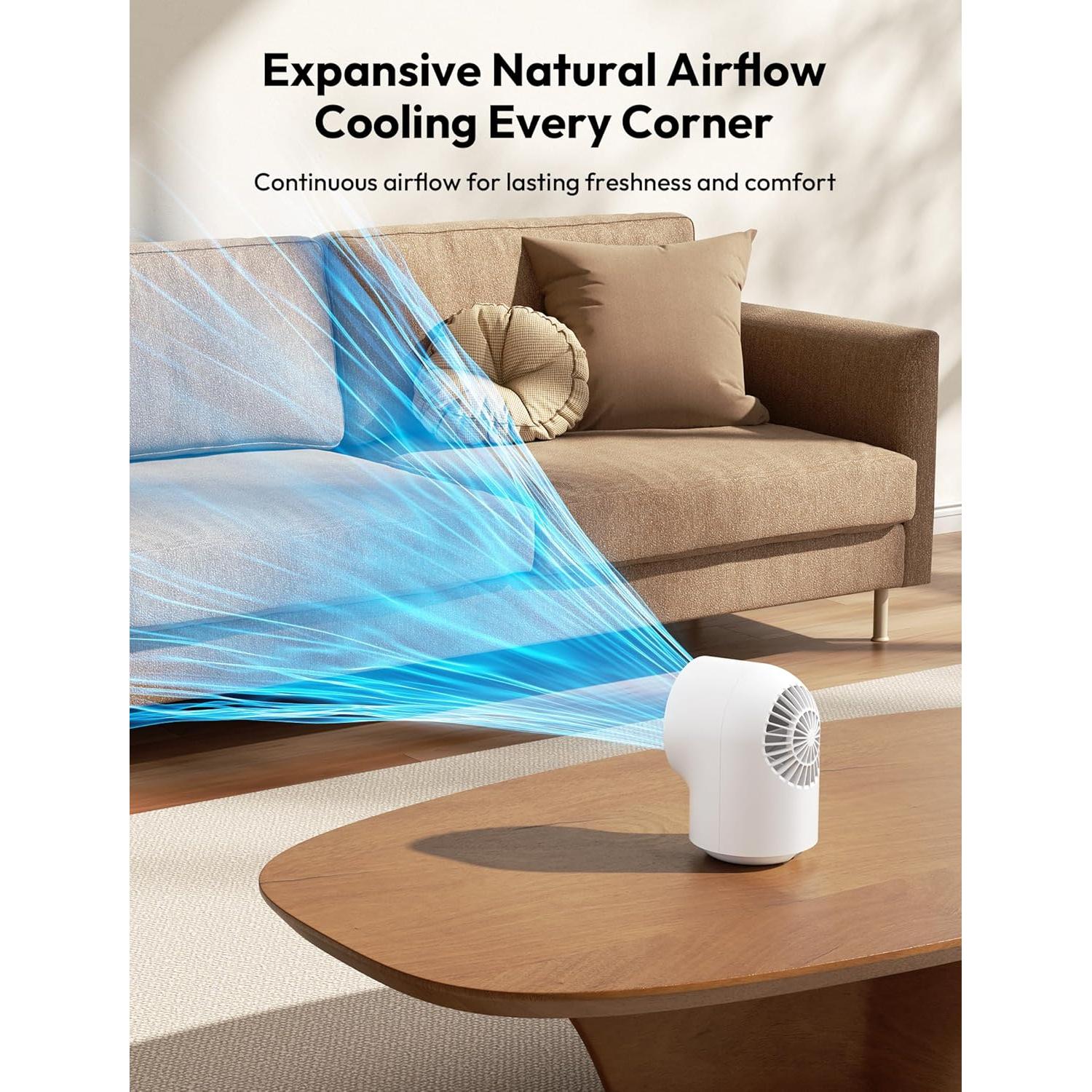 Ventilador de Mesa Aecooly Chic 01 Lite 100 Velocidades Batería 4000mAh