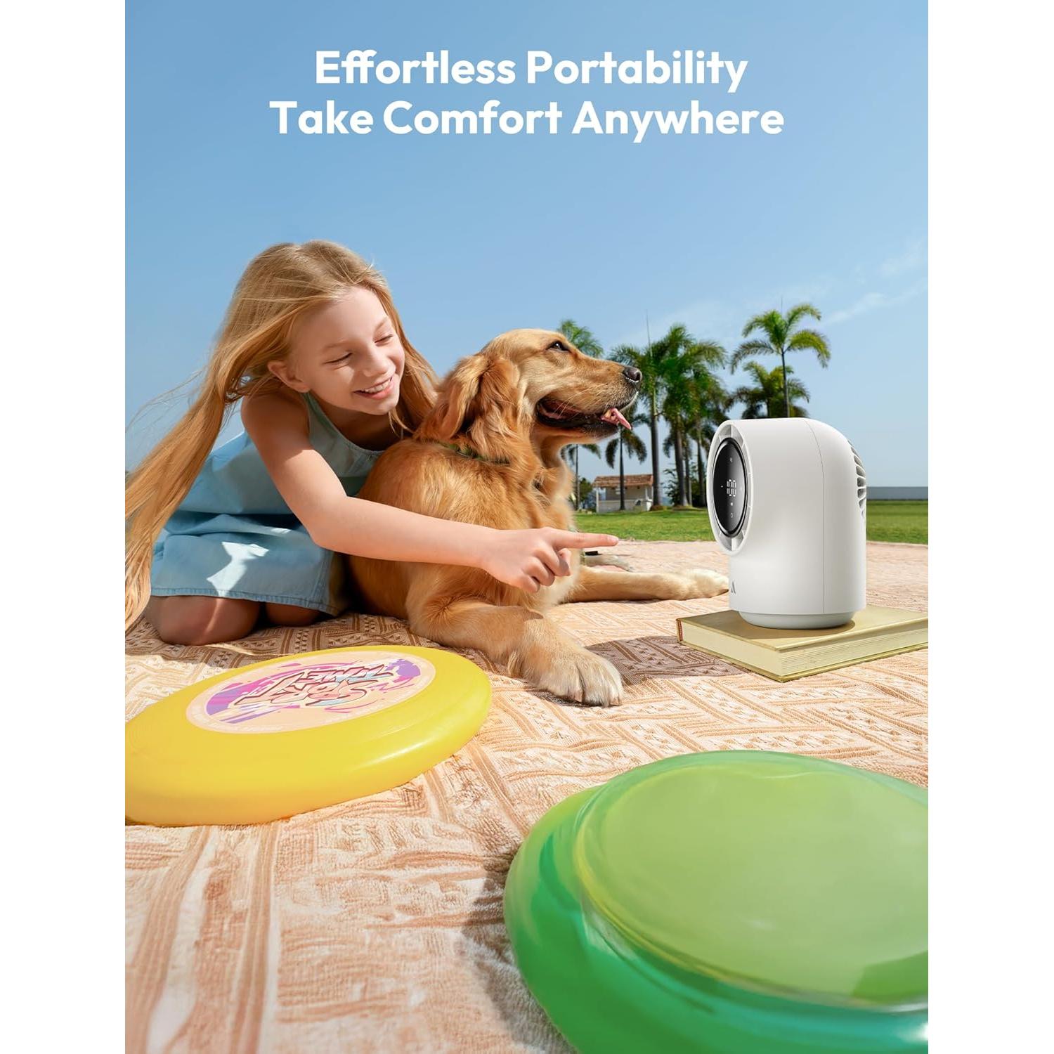 Ventilador de Mesa Aecooly Chic 01 Lite 100 Velocidades Batería 4000mAh