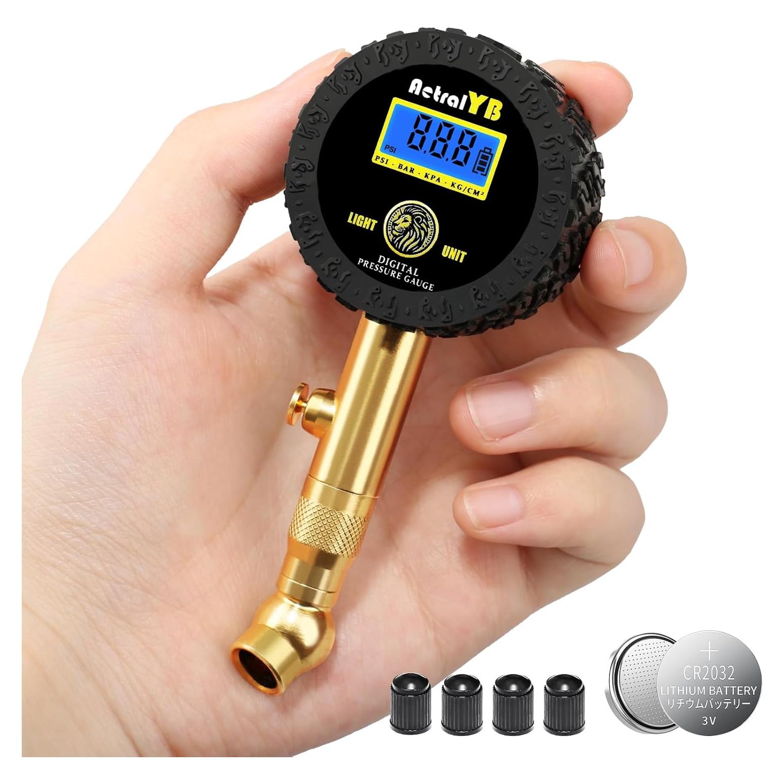 Medidor de Presión de Neumáticos Digital AetralYB 100 PSI