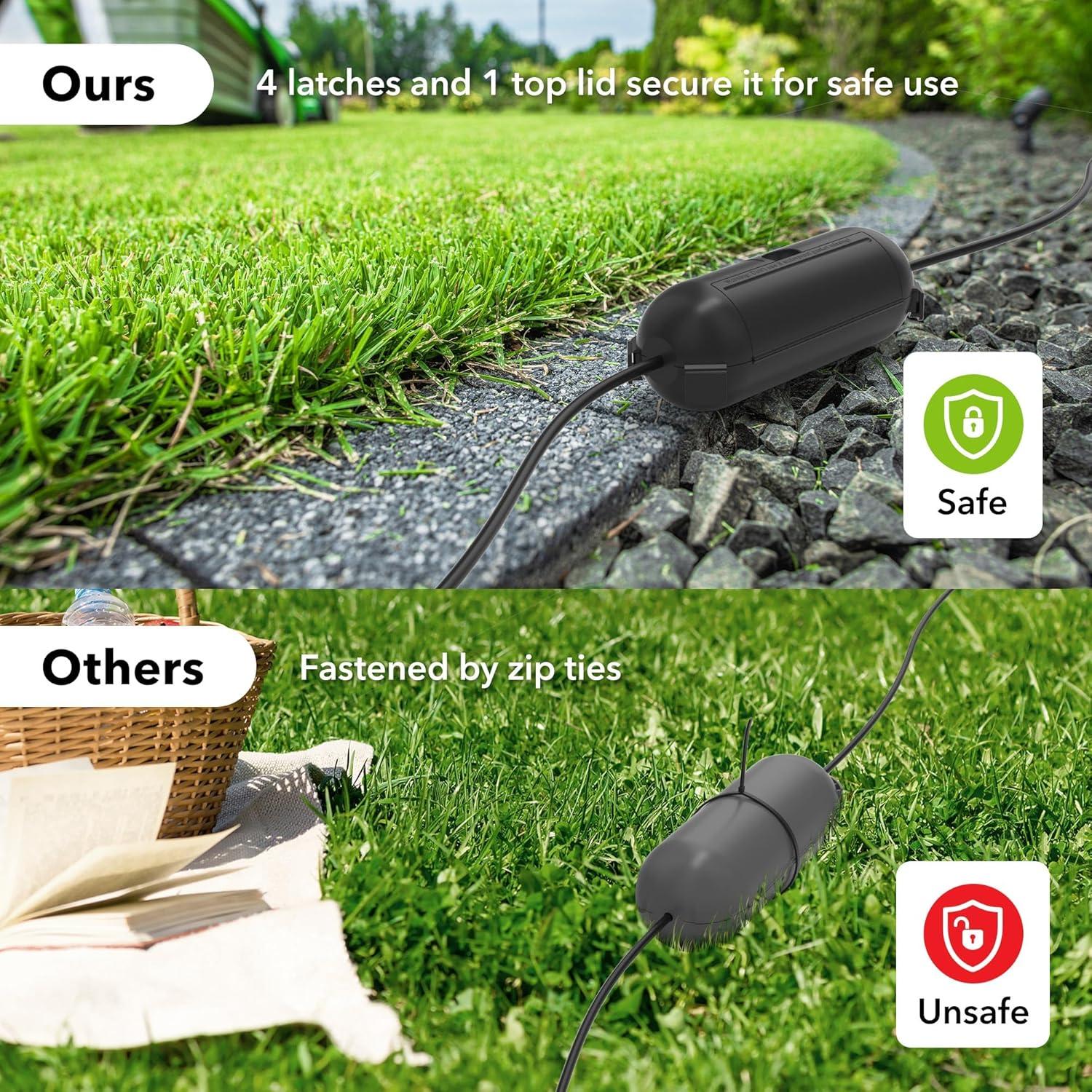 Cubierta de Seguridad para Cables de Extensión BN-LINK 3-Pack IP44