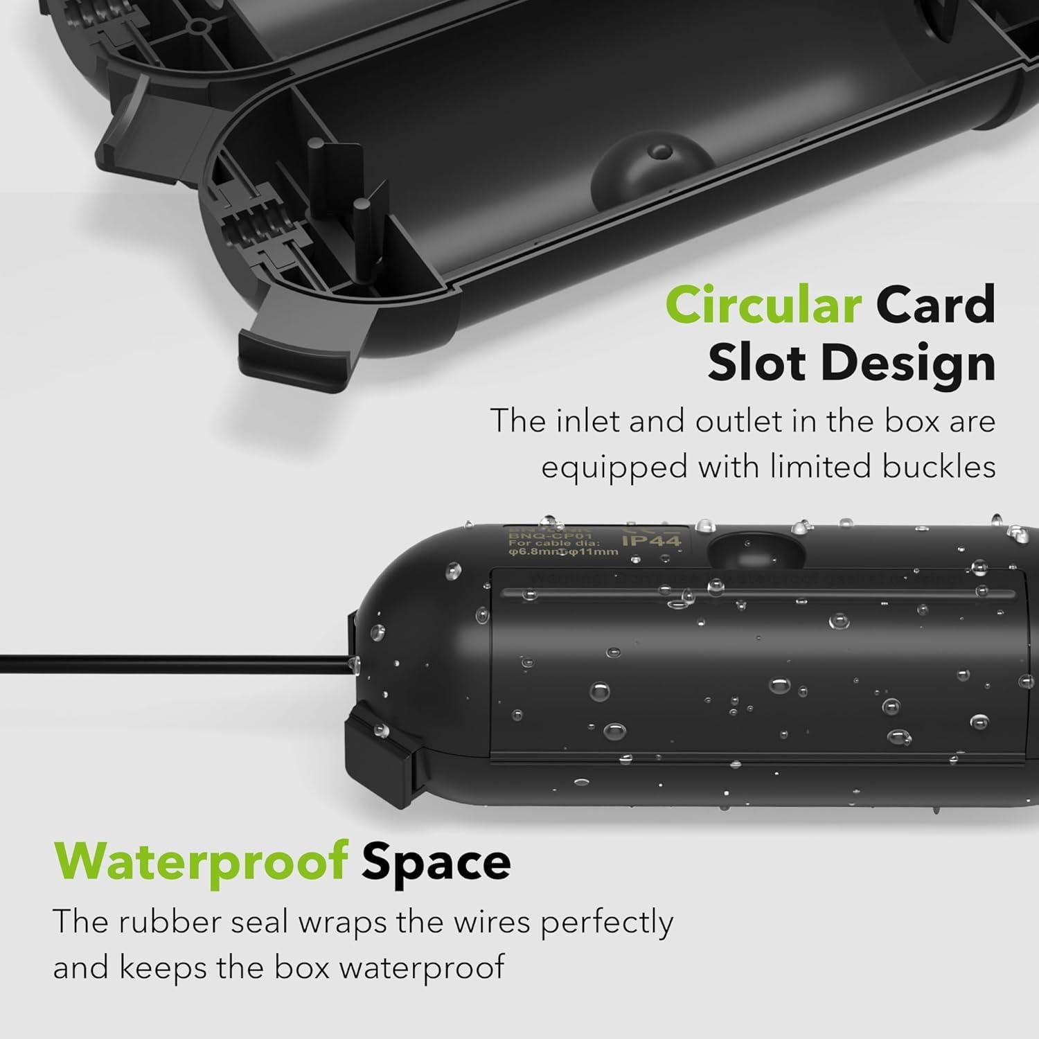 Cubierta de Seguridad para Cables de Extensión BN-LINK 3-Pack IP44