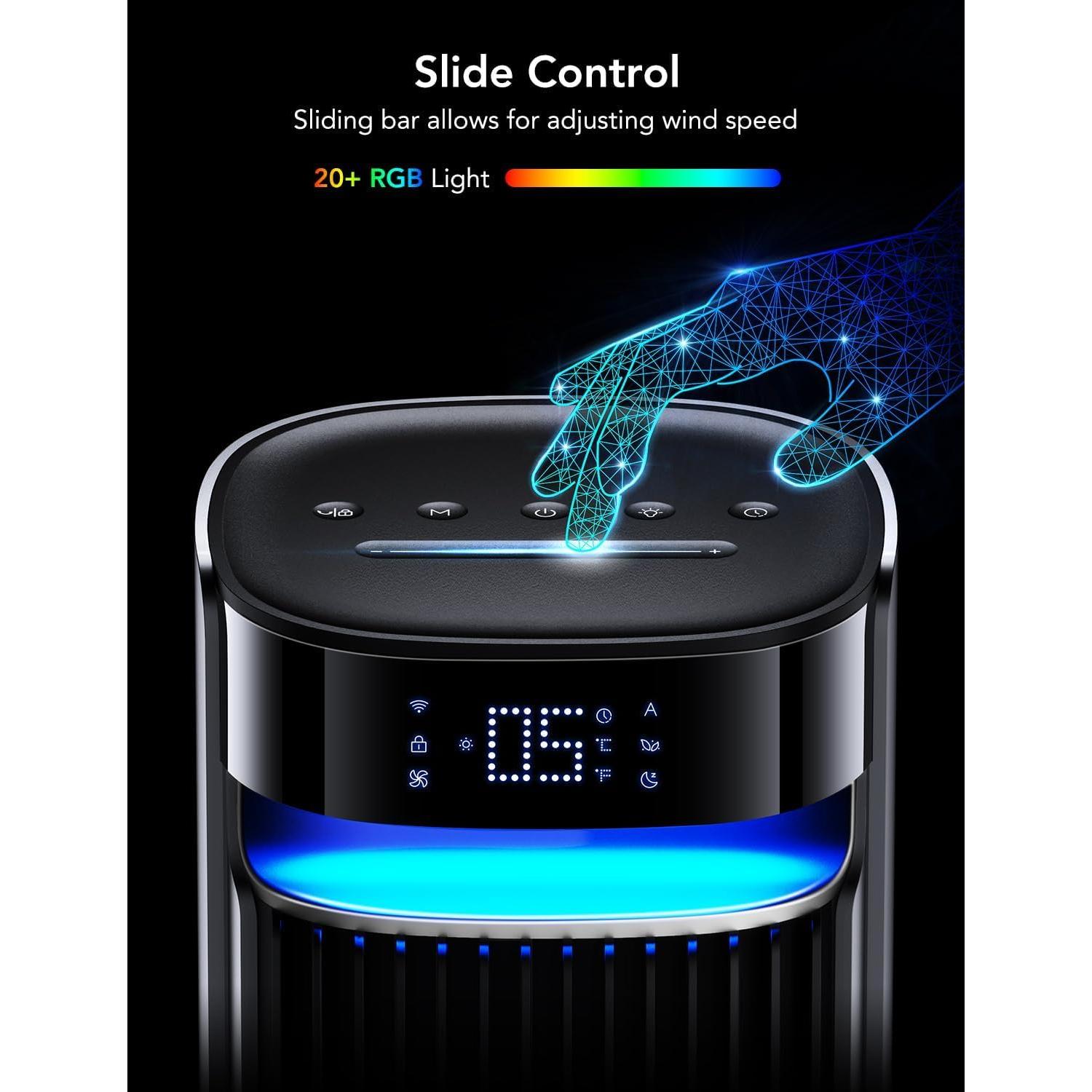 Ventilador de Torre GoveeLife 106,68 cm con Control APP