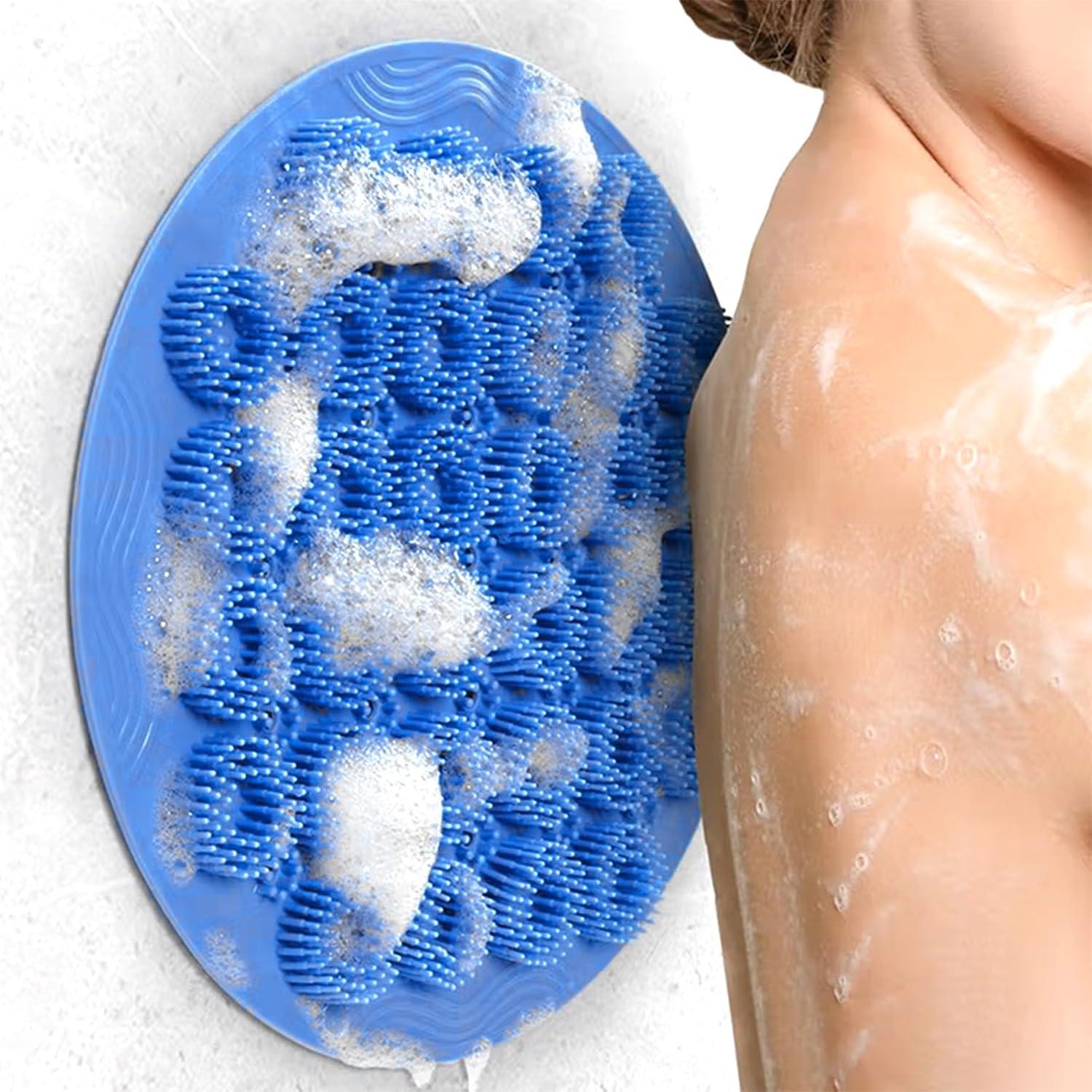 Paquete de 4 Alfombrillas Exfoliantes Cubicozy Antideslizantes