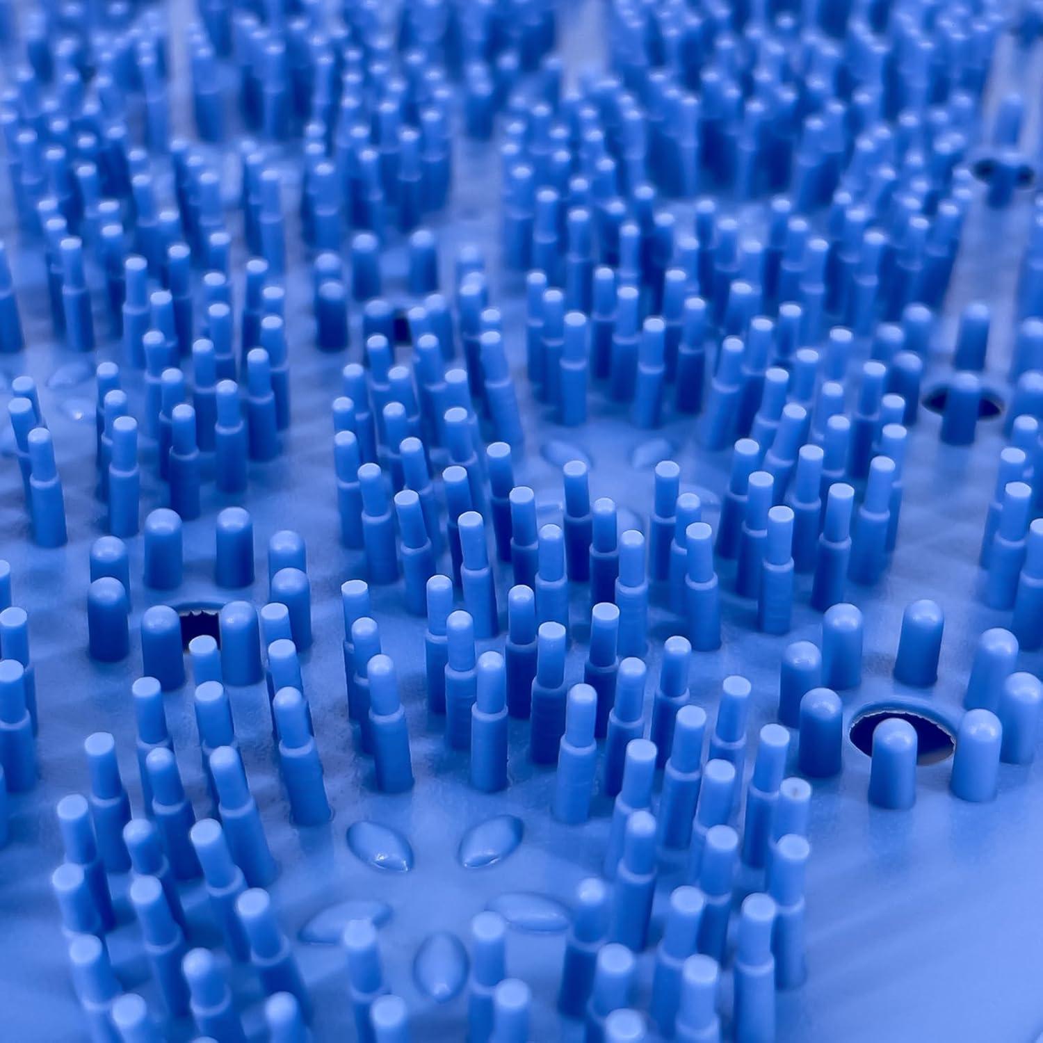 Paquete de 4 Alfombrillas Exfoliantes Cubicozy Antideslizantes