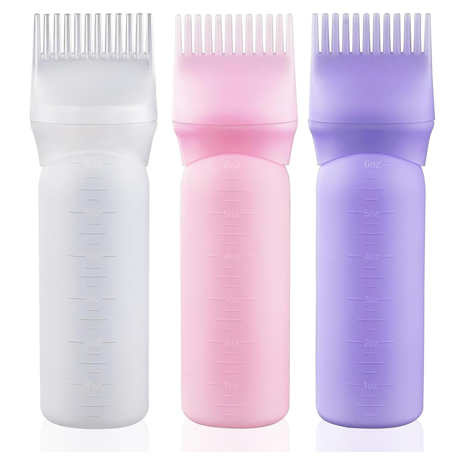 Botella Aplicadora de Peine Cosywell 180 ml 3 Unidades Rosa Púrpura