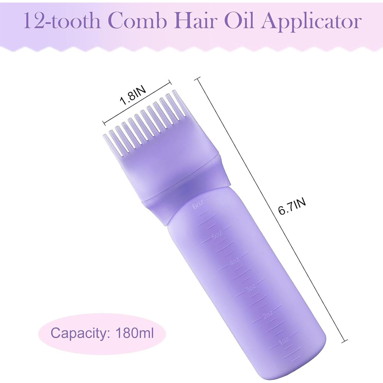 Botella Aplicadora de Peine Cosywell 180 ml 3 Unidades Rosa Púrpura
