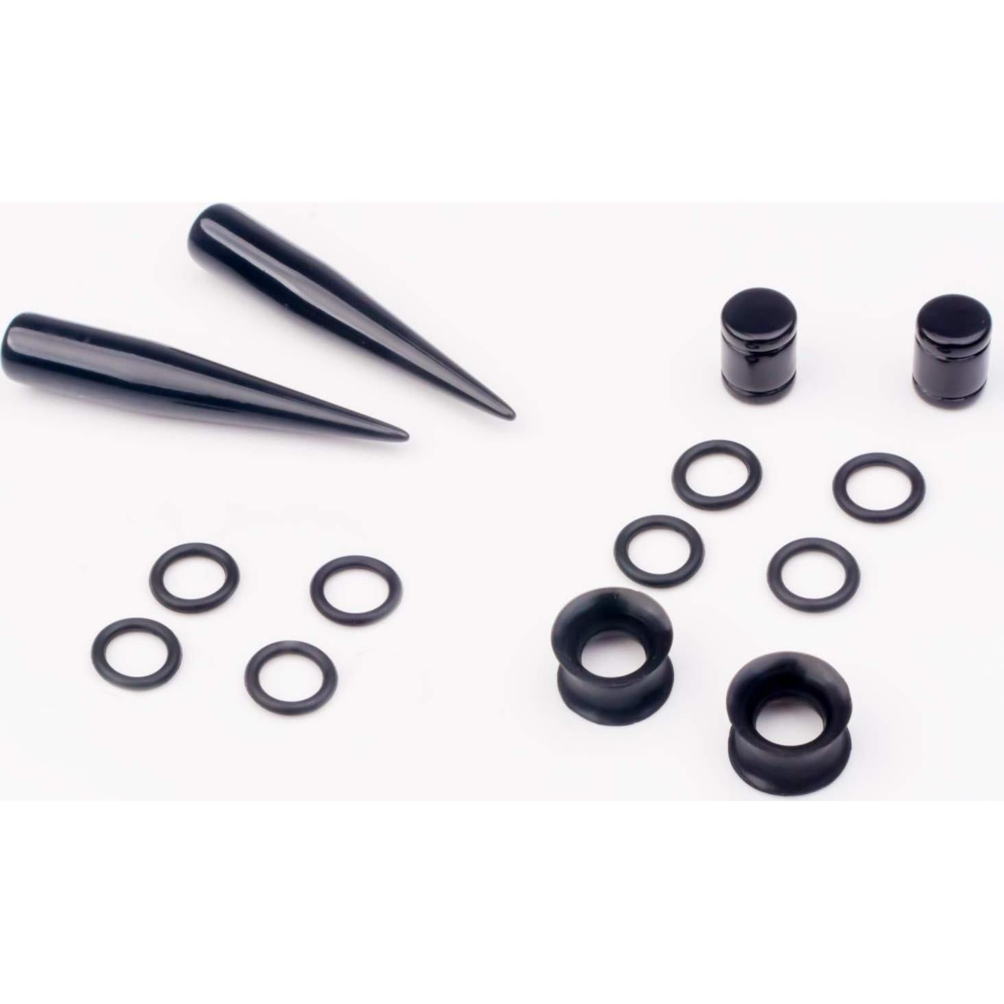 Kit de Estiramiento de Orejas 50 Pcs CABBE KALLO Silicona Acrílico