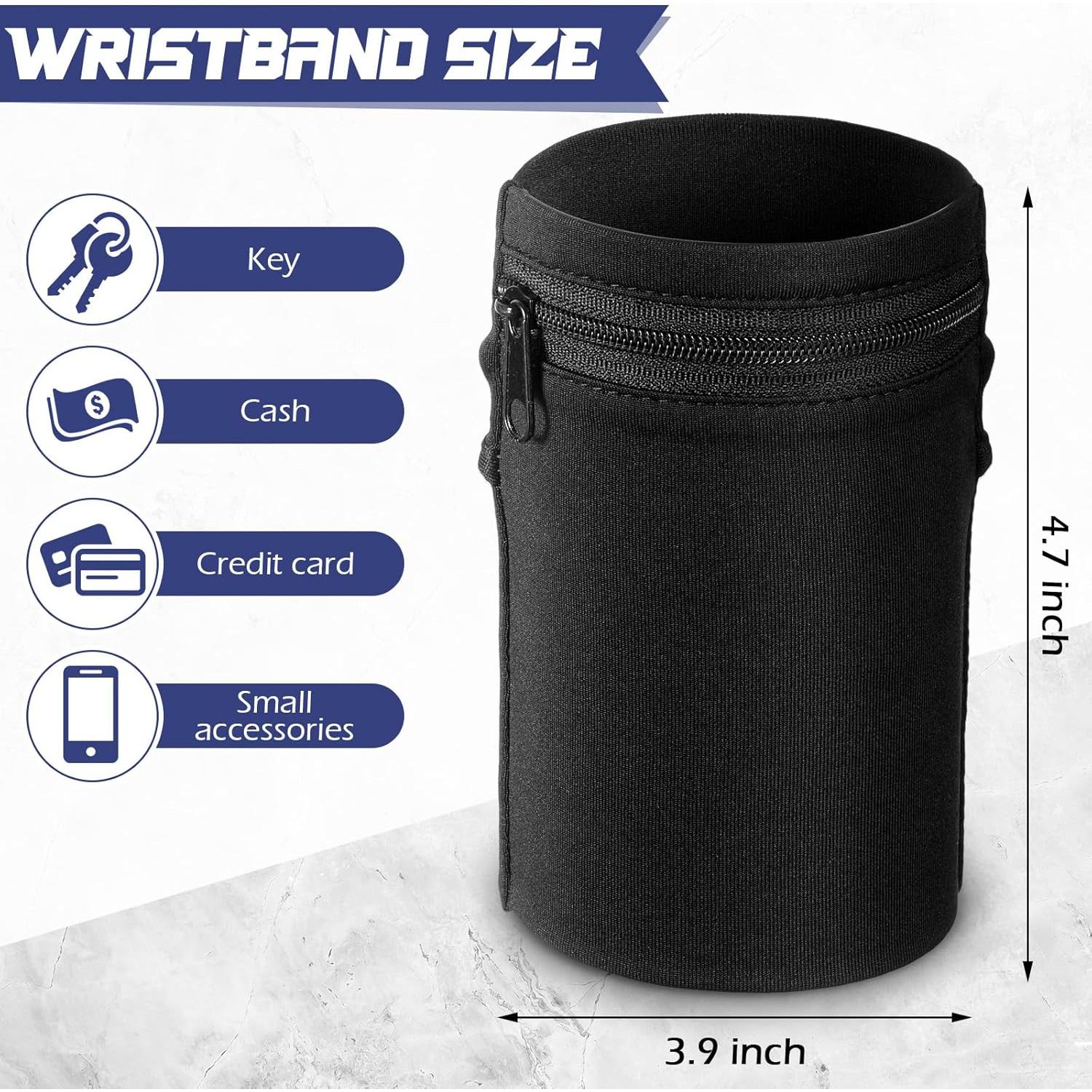 Carteras de Muñeca Honoson 5 Pcs para Correr y Ejercicio