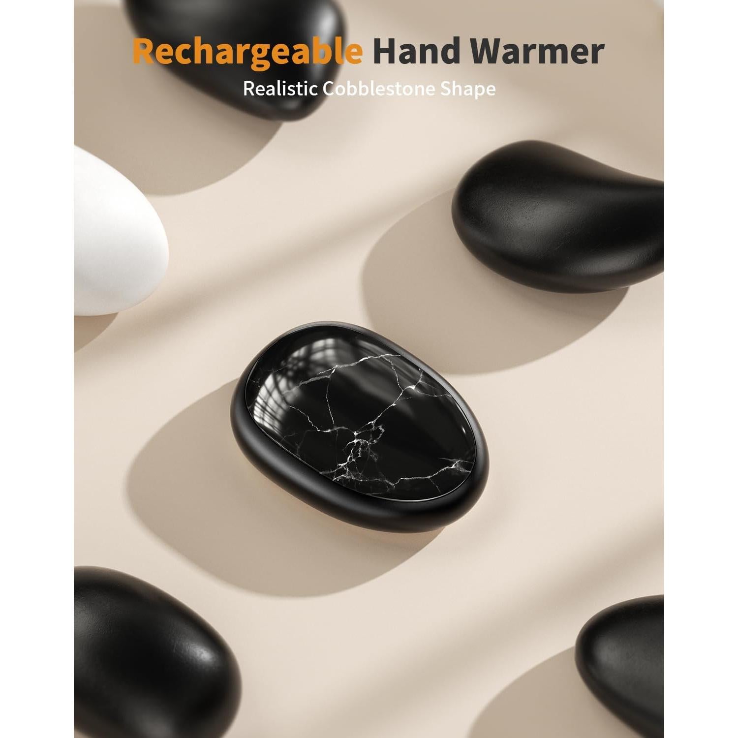 Calentadores de Manos Recargables coldSky ZY-A1 2 Piezas Negro