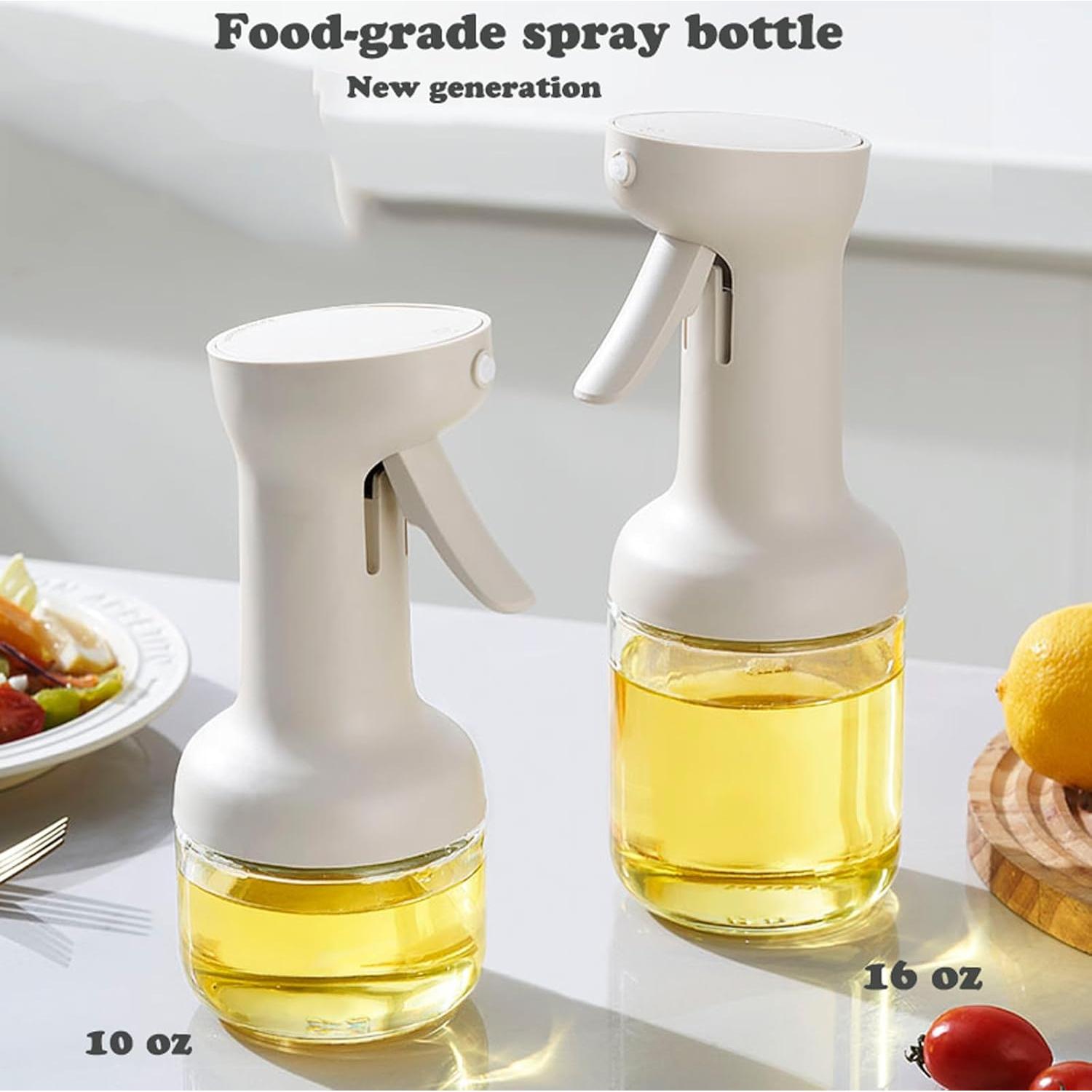 Rociador de Aceite de Oliva Povinmos 280ml Blanco Hermético