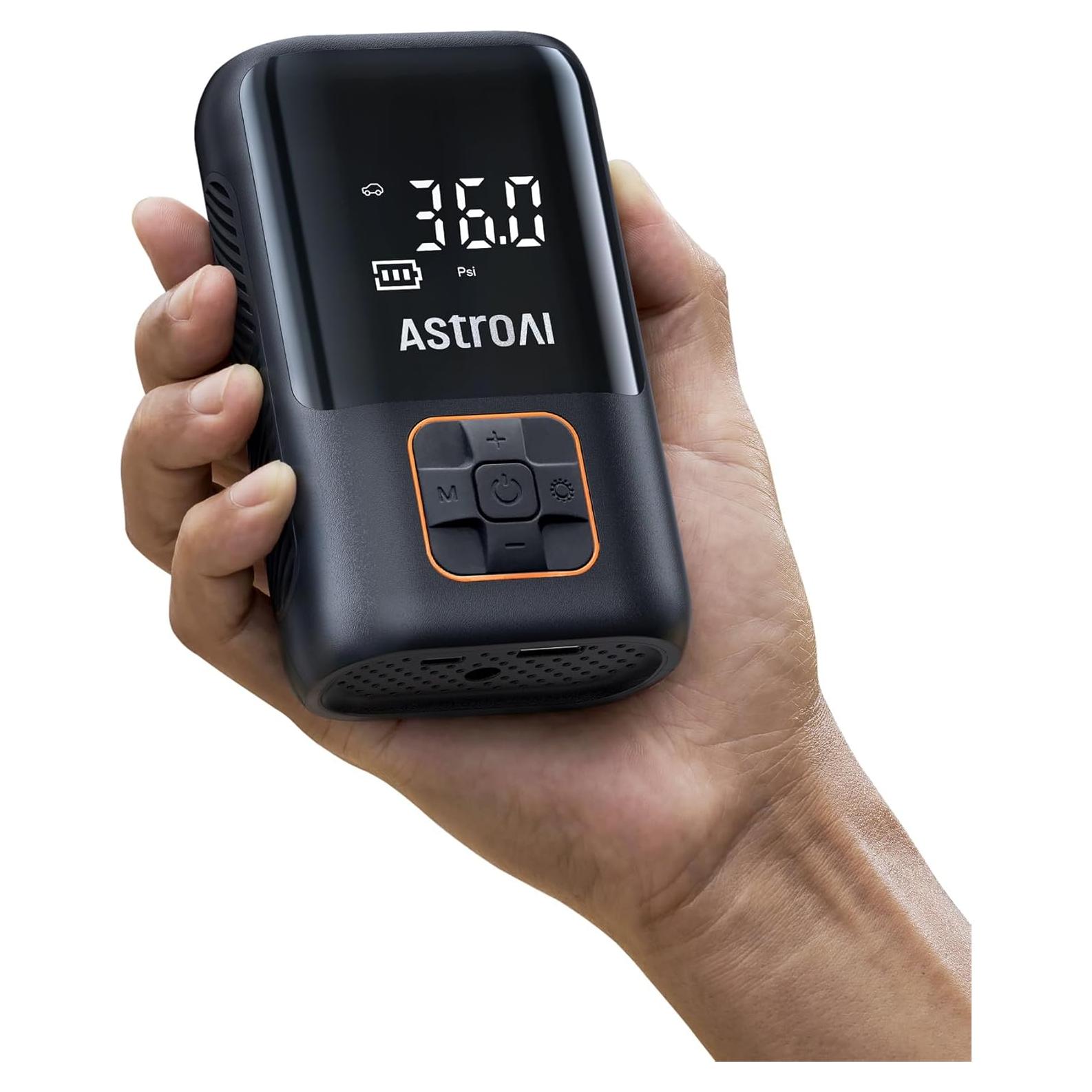 Compresor de Aire Portátil AstroAI AC19BK 150 PSI Inalámbrico